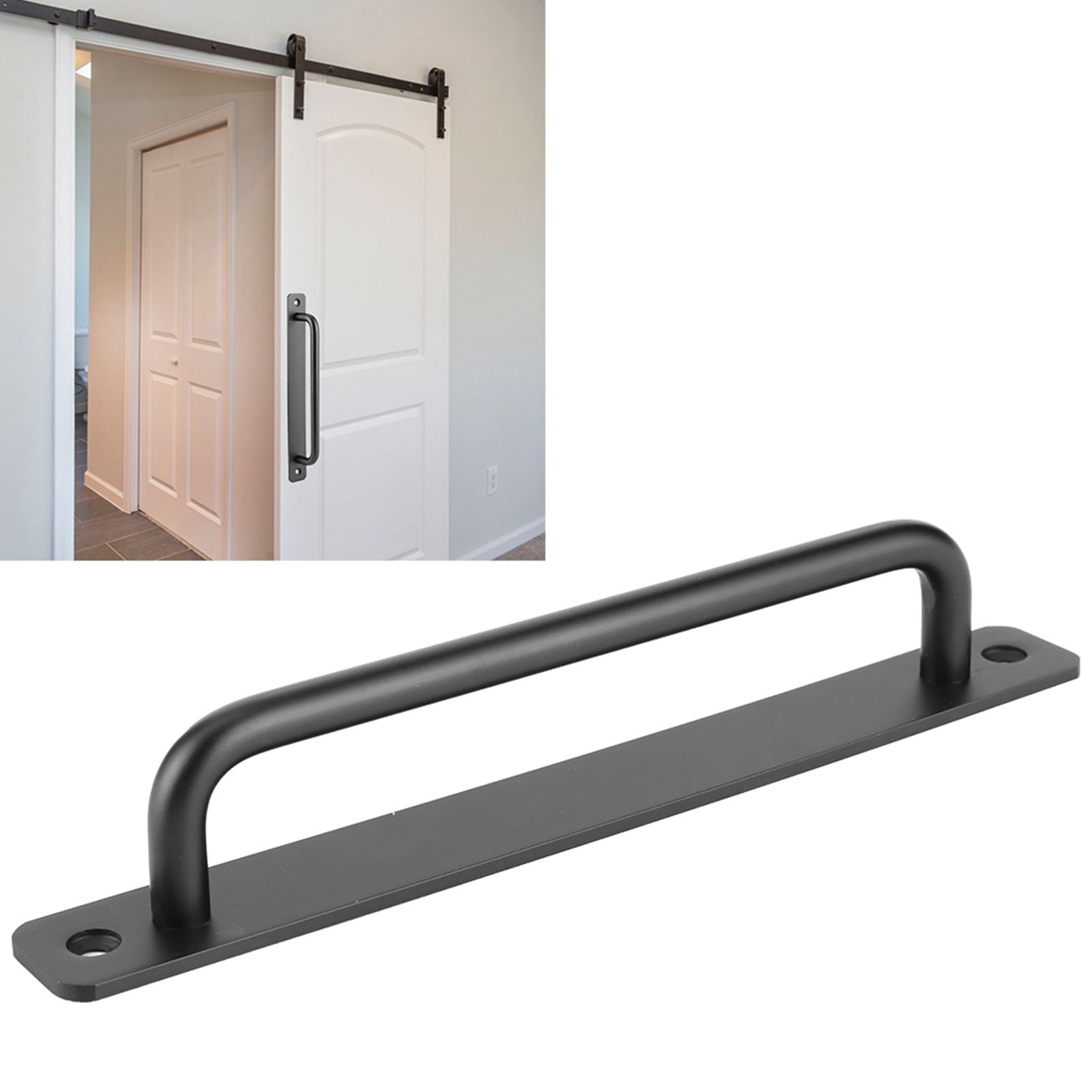 Elegant Sliding Barn Door Handle Aluminum Alloy Smooth Pull for Wardrobes view 12
