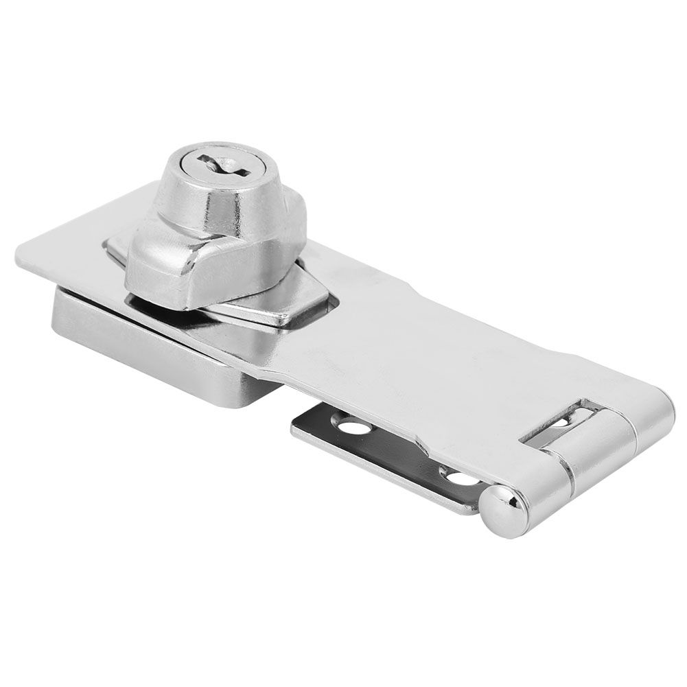 Household Zinc Alloy Drawer Keyed Hasp Safety Locks Hardware for Furniture view 3