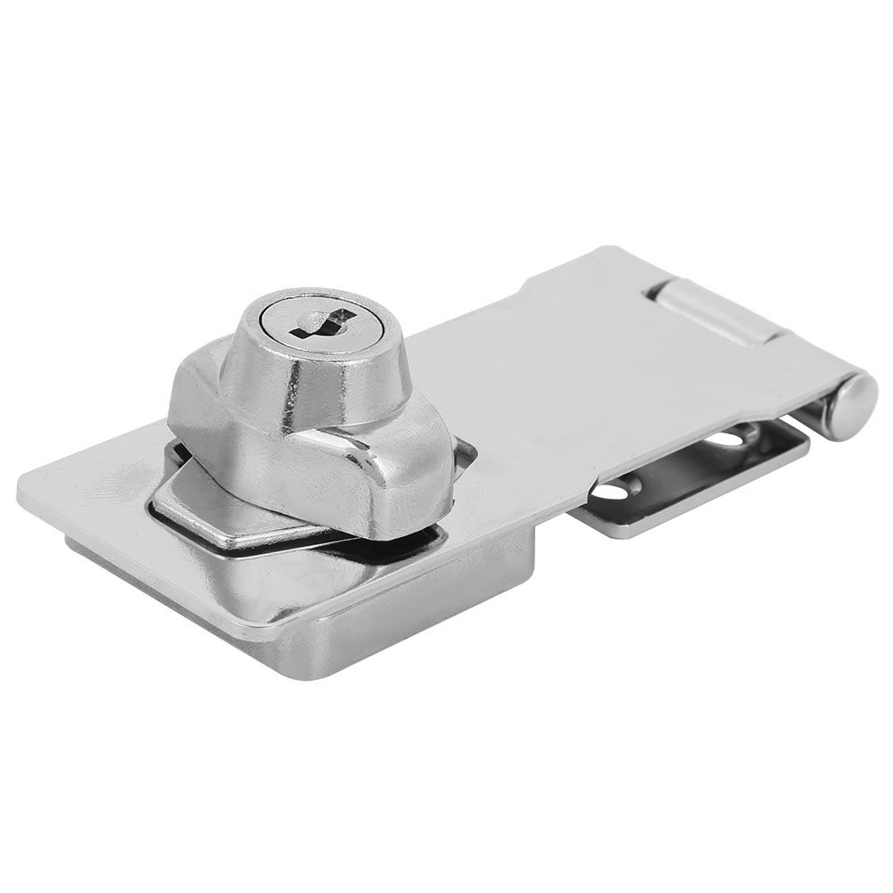 Household Zinc Alloy Drawer Keyed Hasp Safety Locks Hardware for Furniture view 6