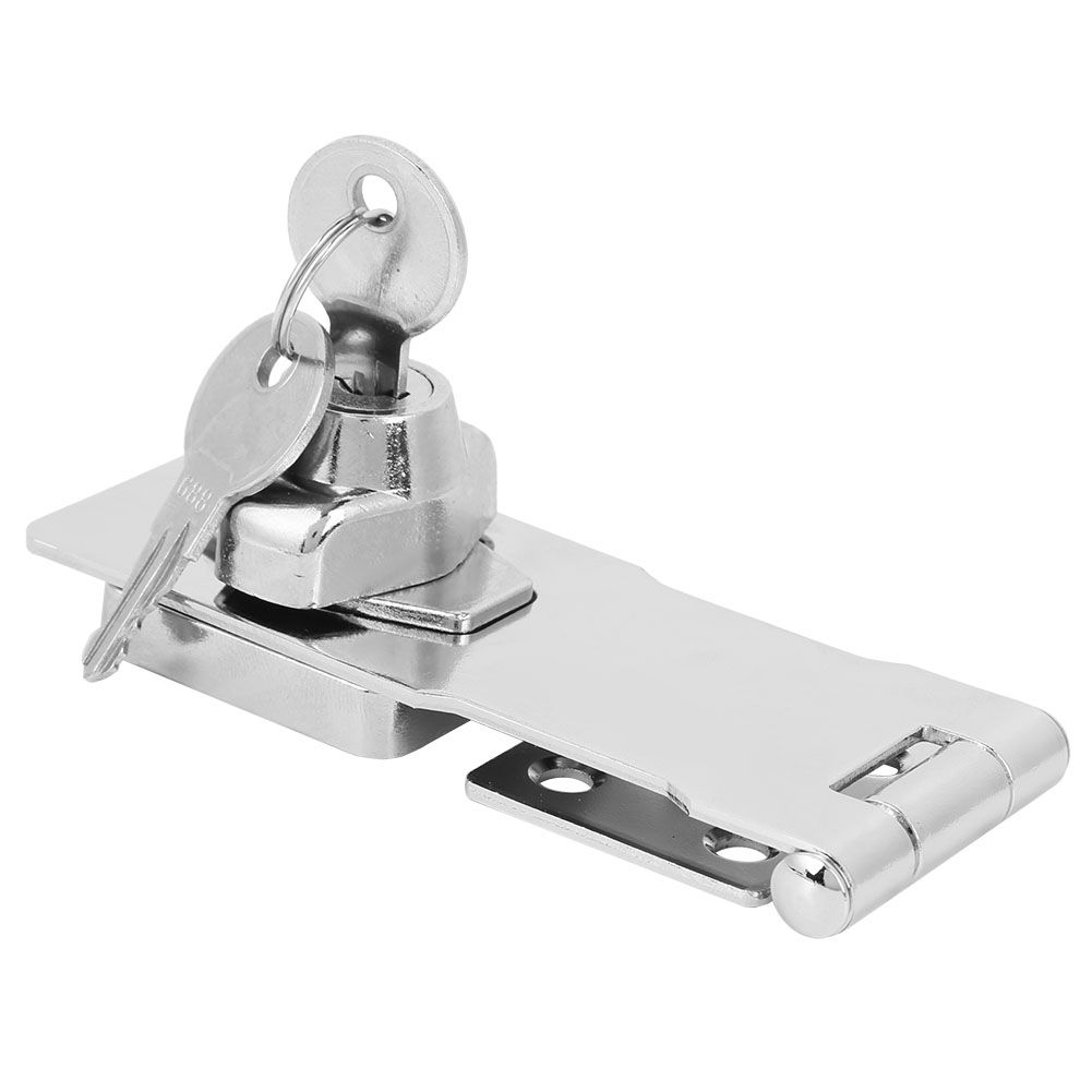 Household Zinc Alloy Drawer Keyed Hasp Safety Locks Hardware for Furniture view 7