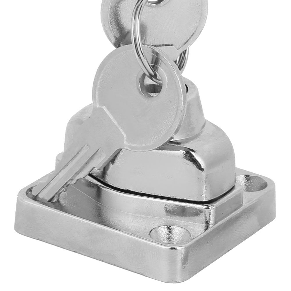 Household Zinc Alloy Drawer Keyed Hasp Safety Locks Hardware for Furniture view 12