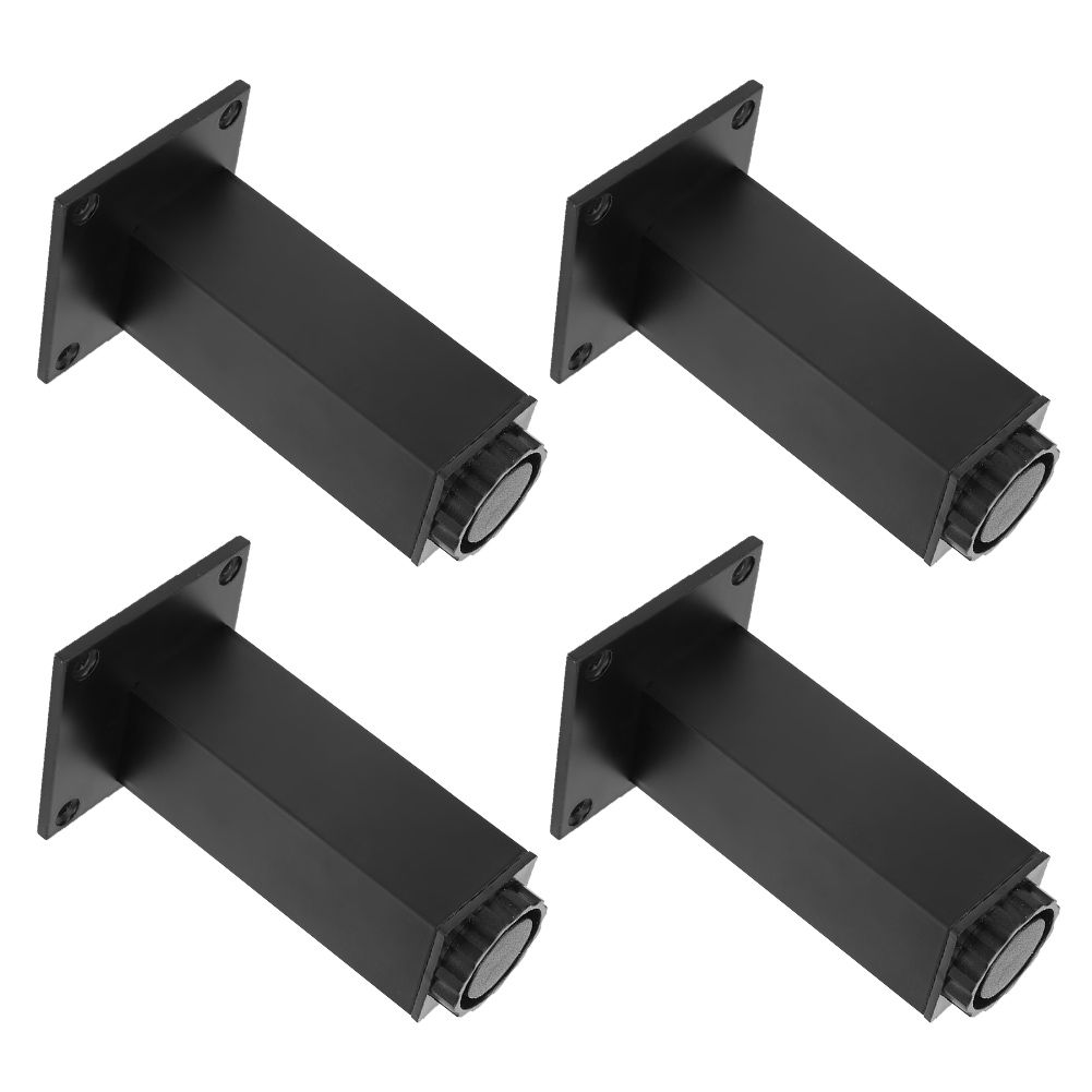 4pcs Aluminum Alloy Adjustable Feet Sofa Bed Foot Legs Support for Cupboard view 2