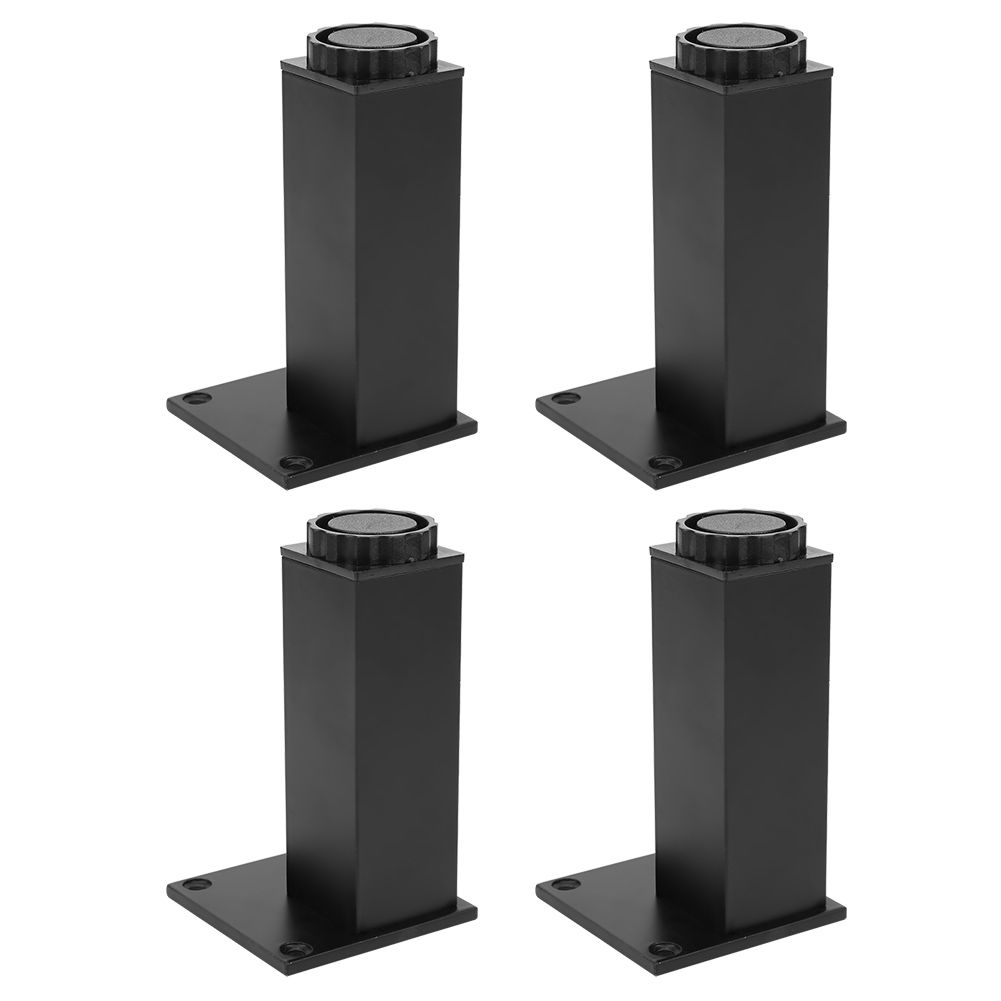 4pcs Aluminum Alloy Adjustable Feet Sofa Bed Foot Legs Support for Cupboard view 4