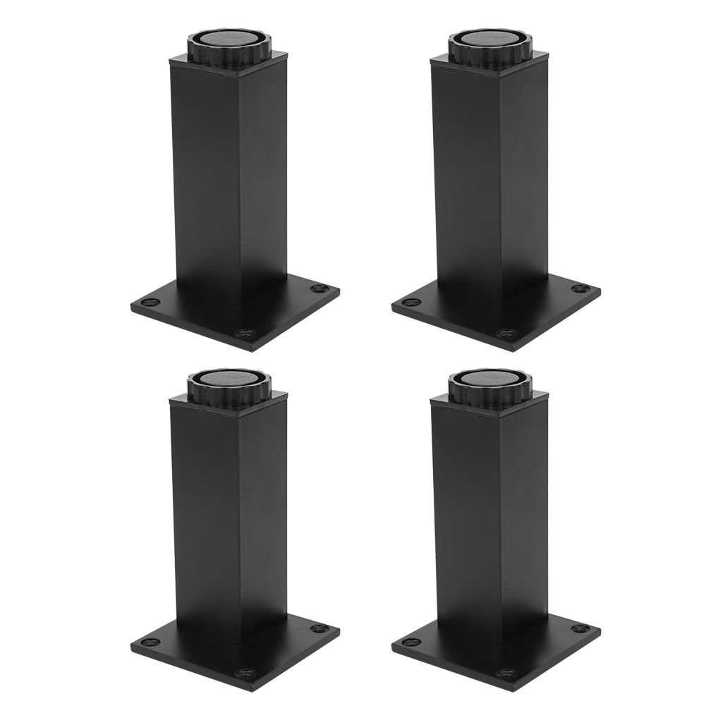 4pcs Aluminum Alloy Adjustable Feet Sofa Bed Foot Legs Support for Cupboard view 5