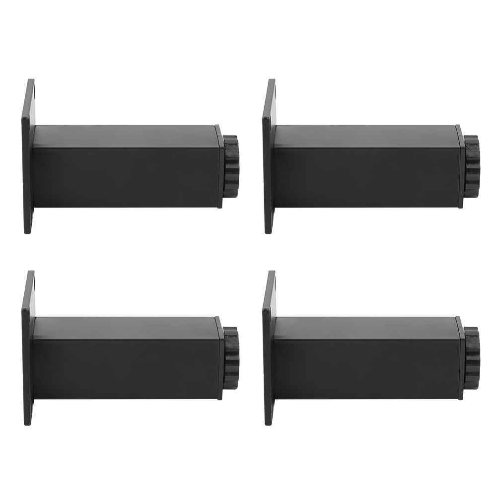 4pcs Aluminum Alloy Adjustable Feet Sofa Bed Foot Legs Support for Cupboard view 8