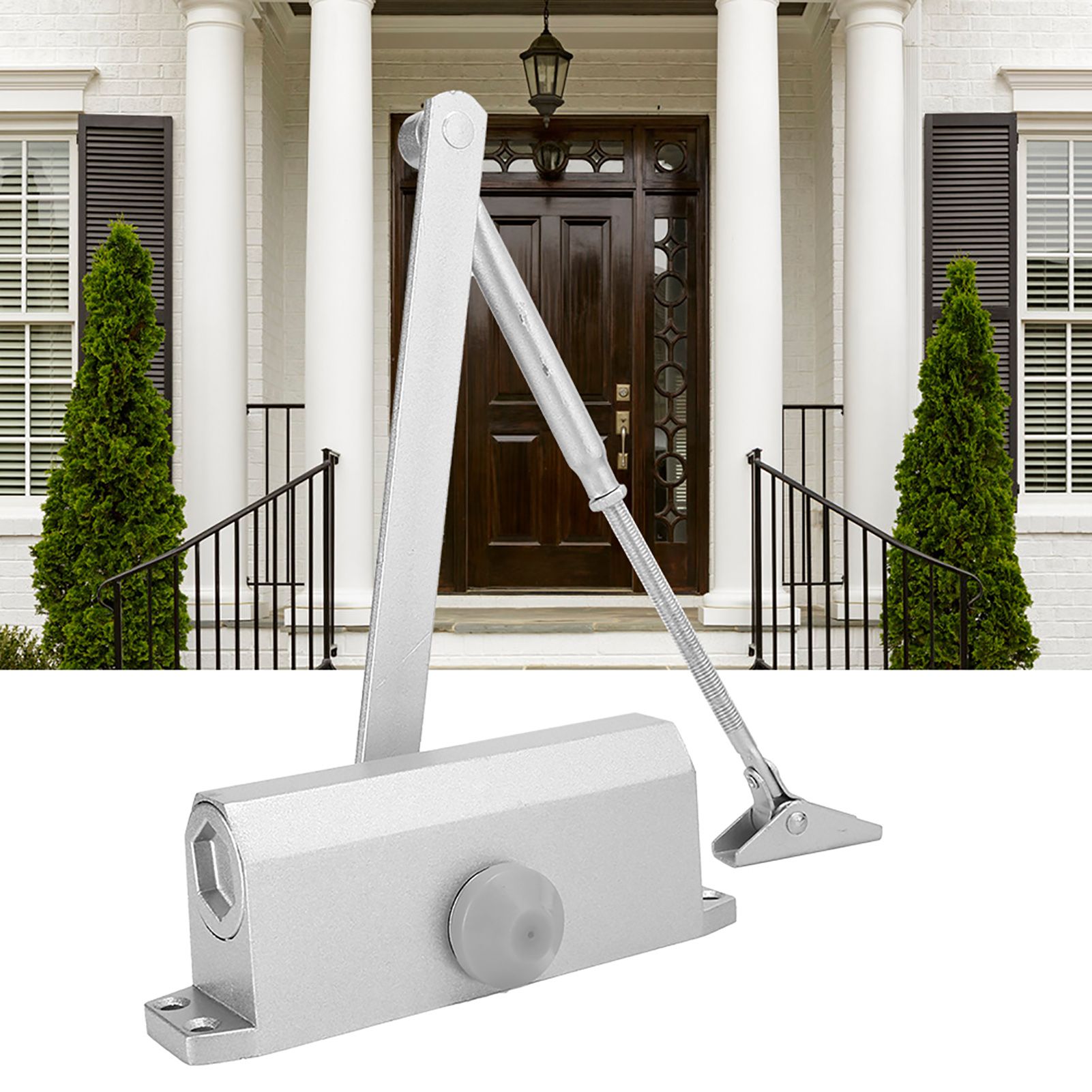 Medium Hydraulic Buffer Door Closer 180 Degrees Positioning Door Closer view 9