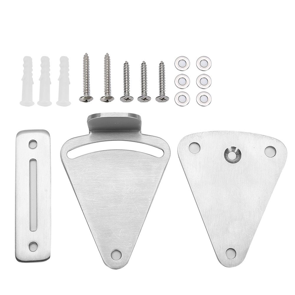 Stainless Steel Sliding Barn Door Latch Lock Set Hardware Accessory for view 8