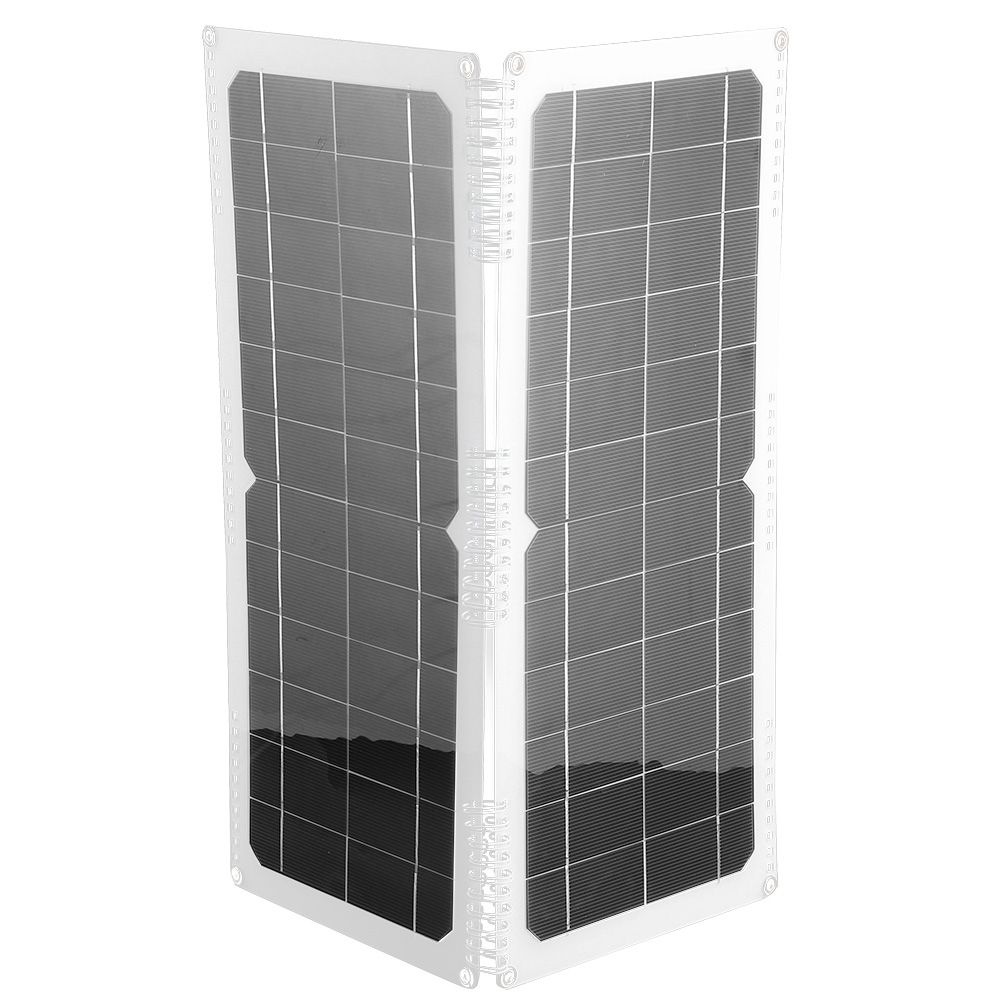 20W 12V Portable Solar Panel Folding Monocrystal Charger Board for Outdoor view 3