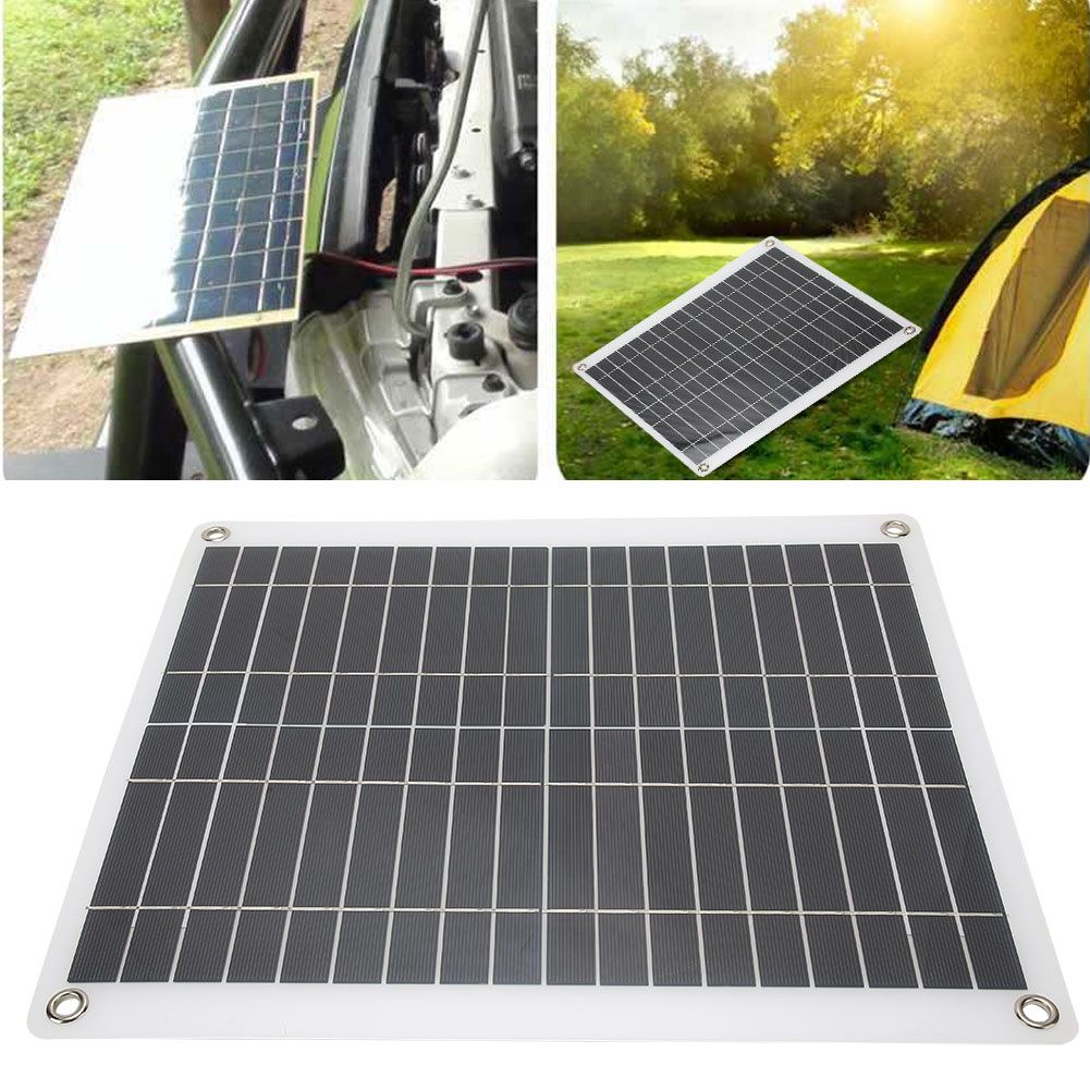 25W Portable Flexible Polycrystalline Solar Panels Charging Board for Outdoor view 9