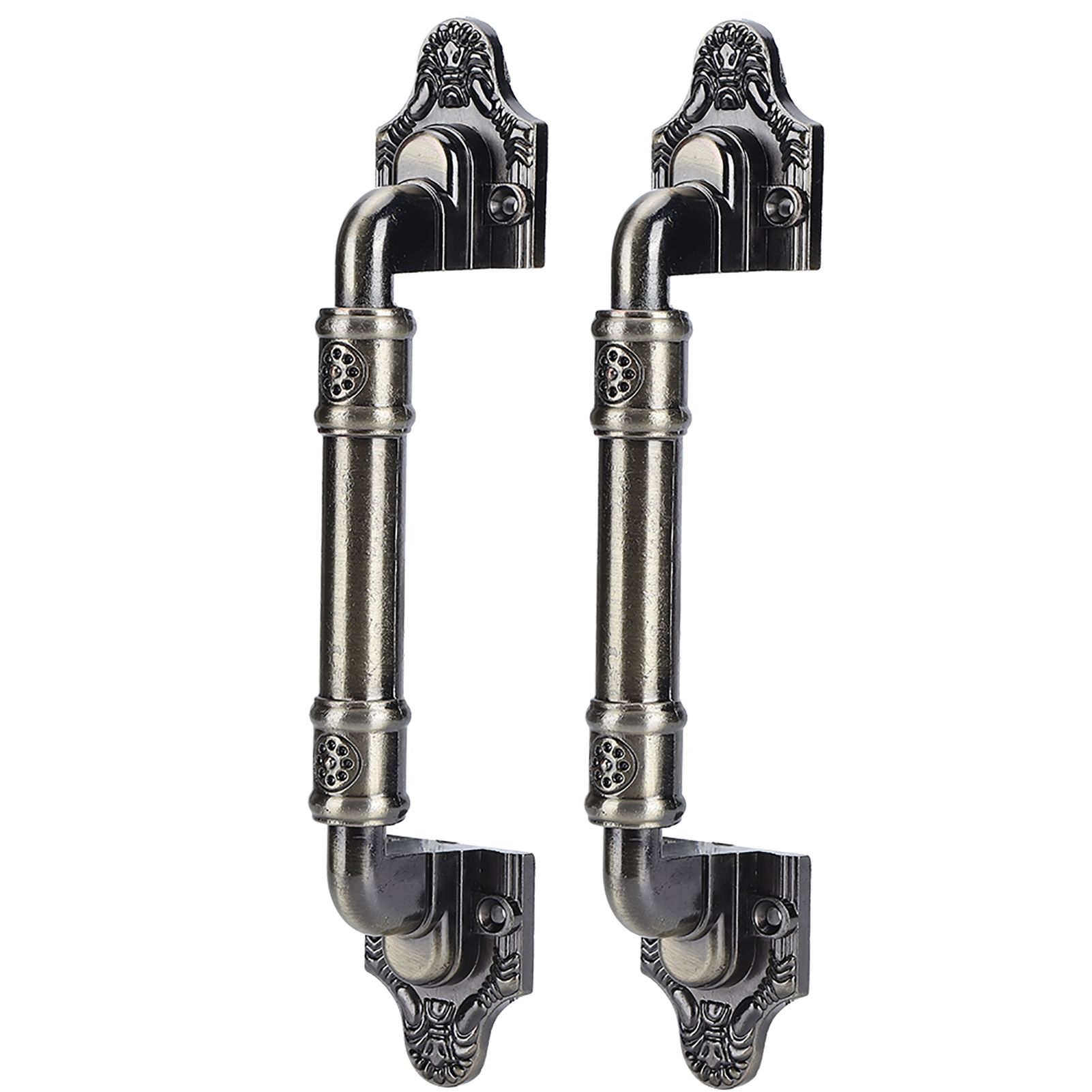 2Pcs Vintage Door Handles Wardrobe Drawer Cabinet Pull European Style Bronze Color view 7
