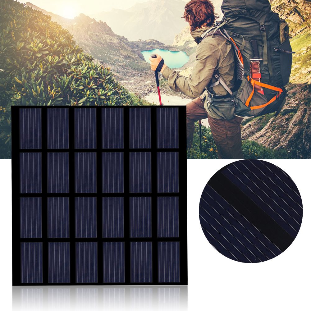 1.5W 6V Mini Polysilicon Solar Panel PET Laminated Board DIY Battery Charger view 9
