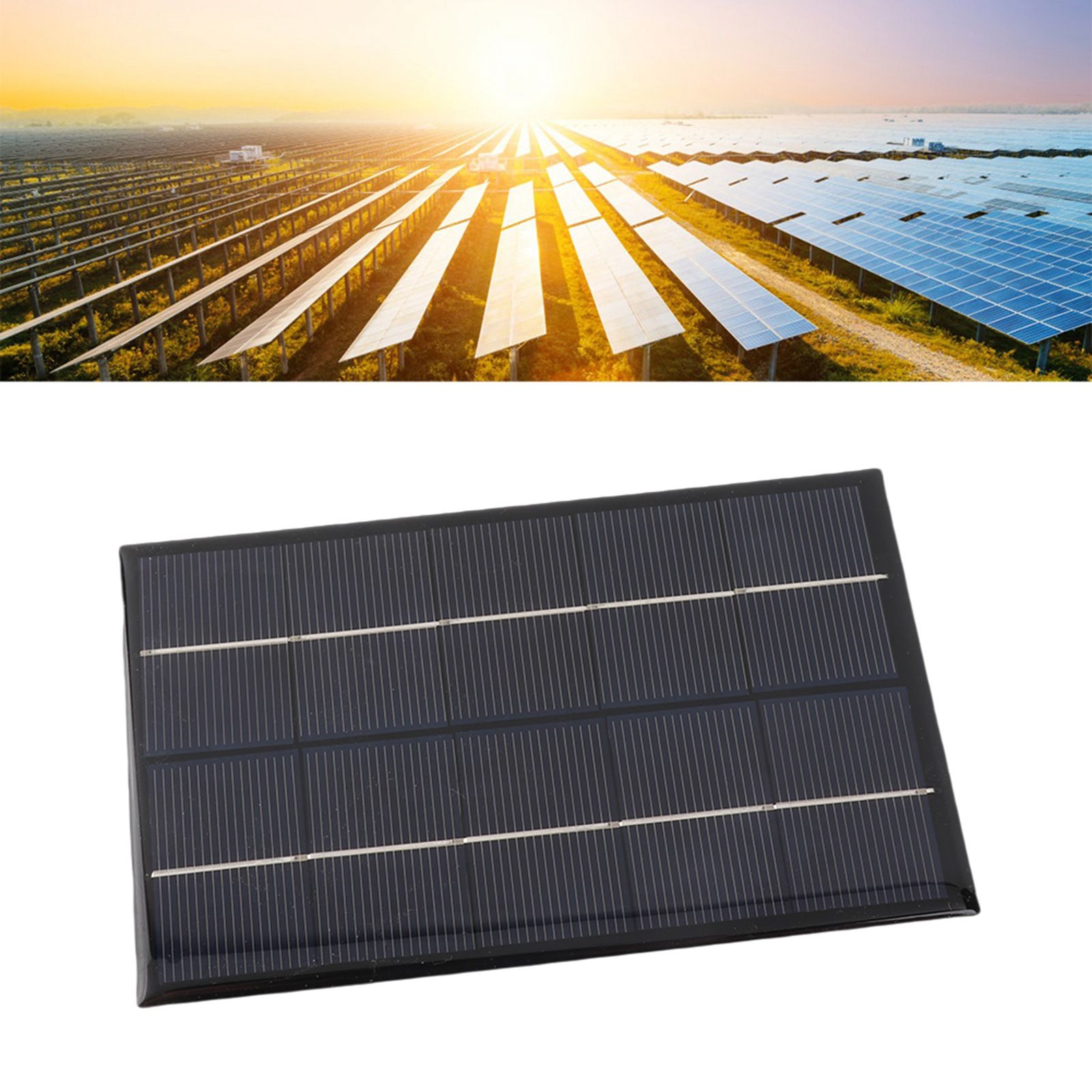 1.9W 5V Mini Polysilicon Solar Panel Module Solar Outdoor Camping Battery view 9
