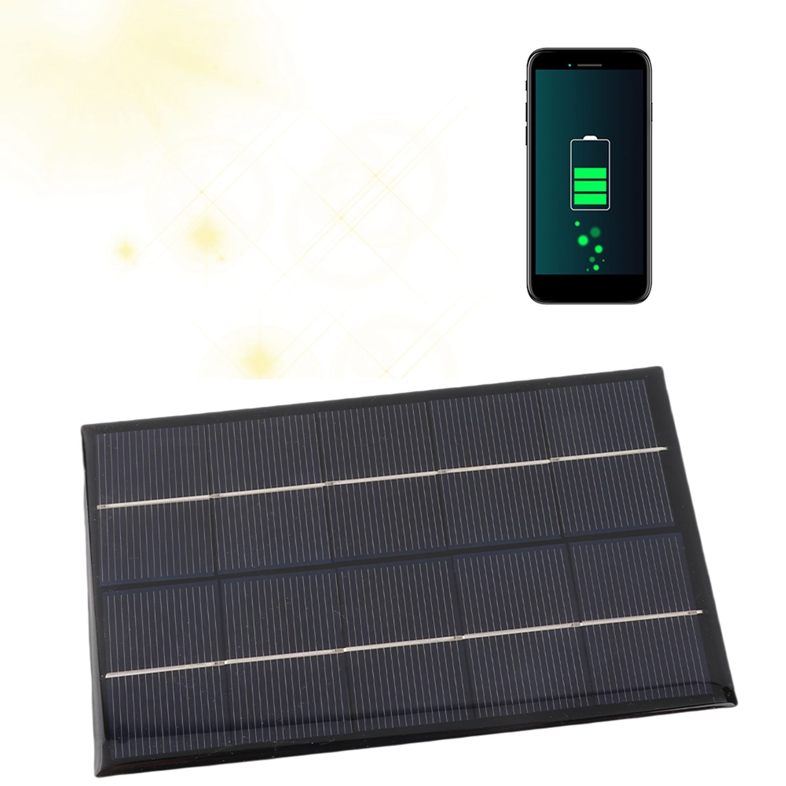1.9W 5V Mini Polysilicon Solar Panel Module Solar Outdoor Camping Battery view 10