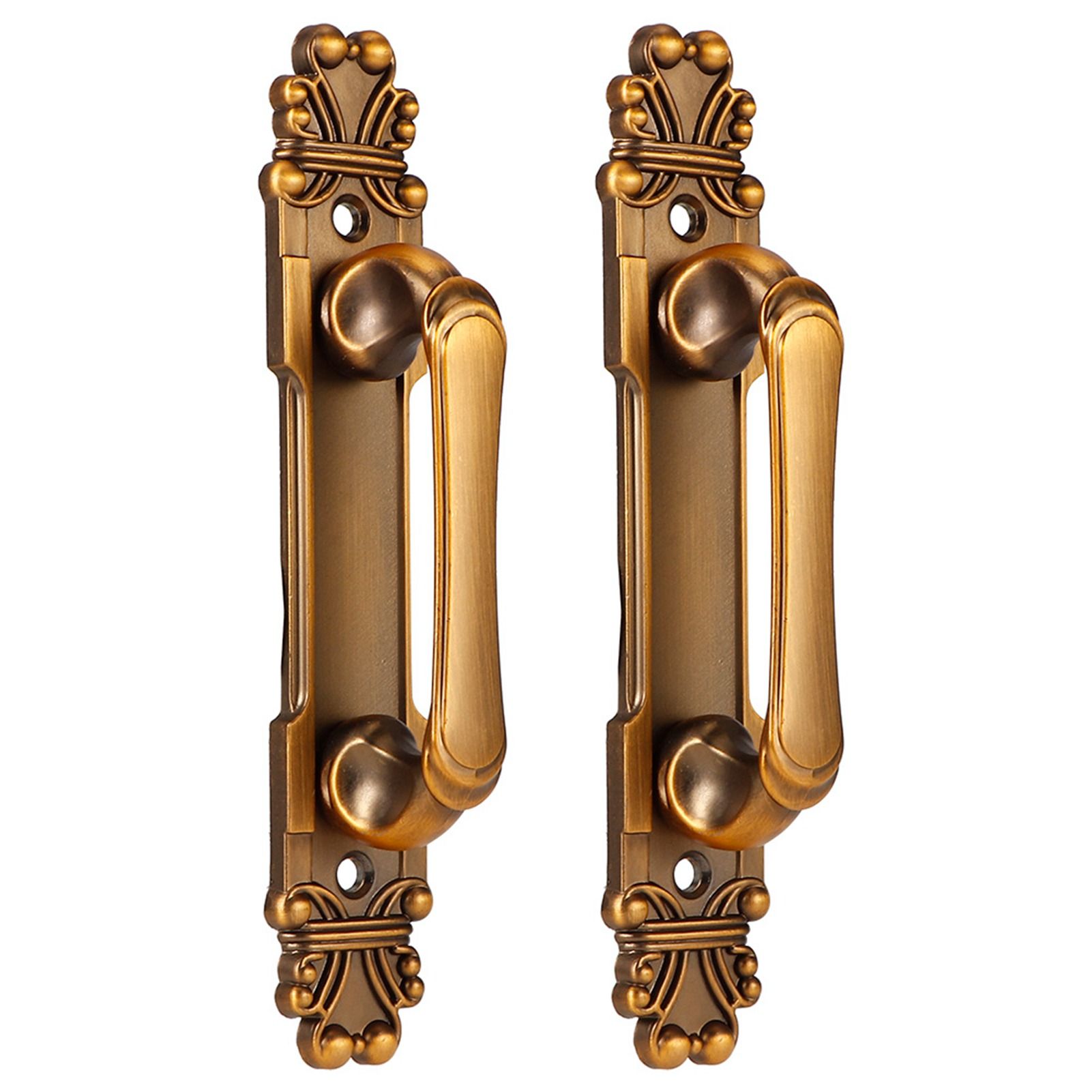 2Pcs/Set European Style Antique Zinc Alloy Door Pull Handle Cabinet Hardware view 4