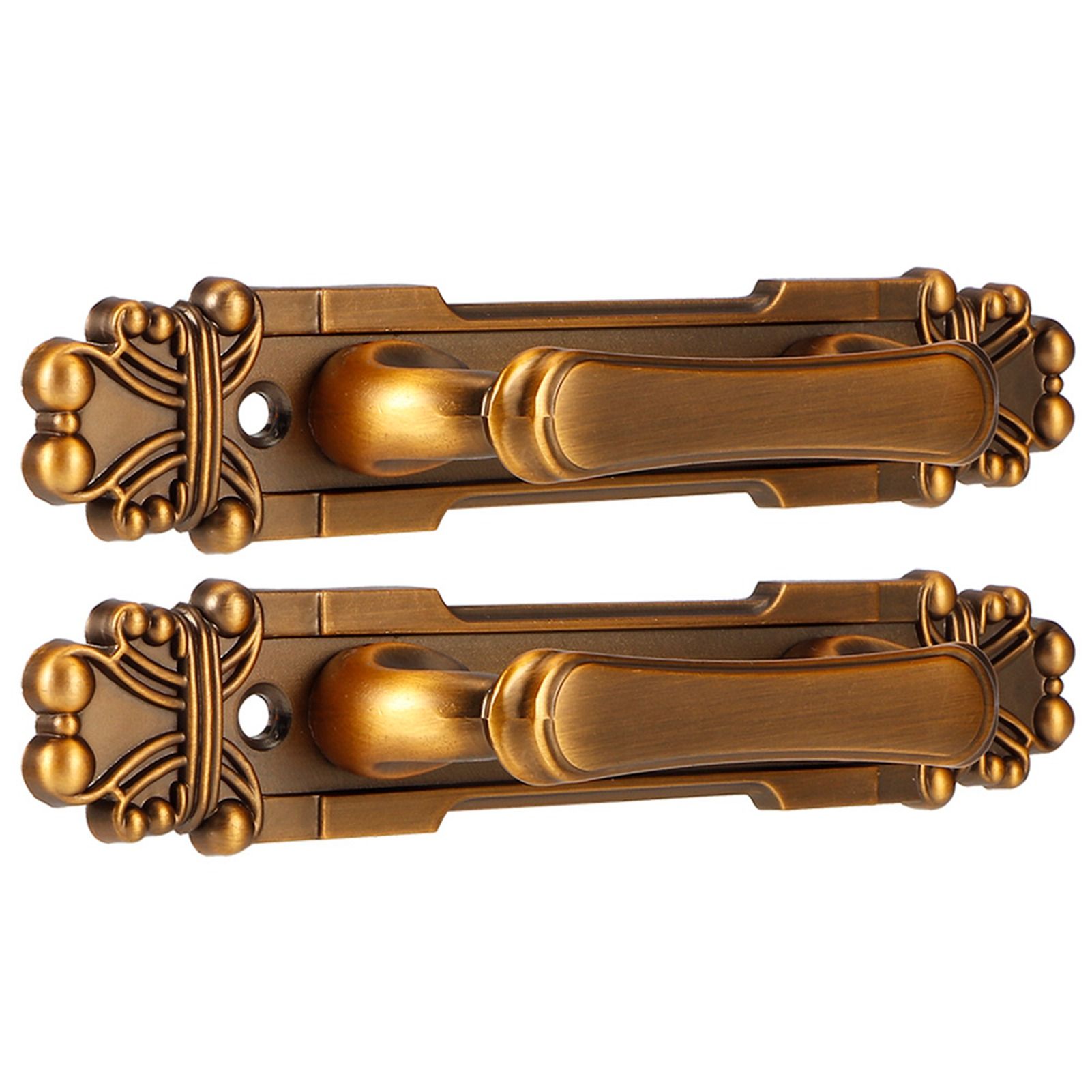 2Pcs/Set European Style Antique Zinc Alloy Door Pull Handle Cabinet Hardware view 6