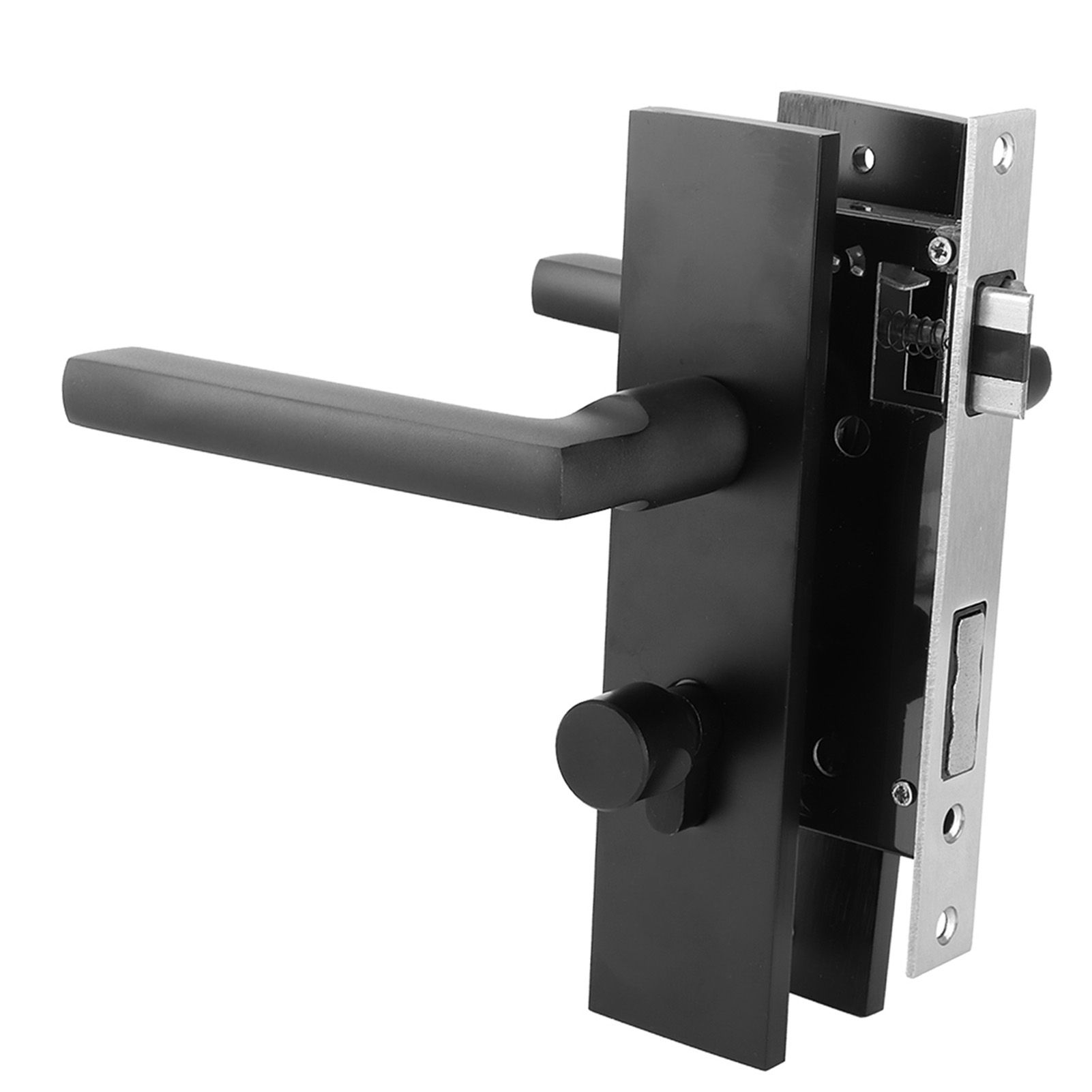 Space Aluminum Bedroom Door Lock Home Security Bedroom Handle Lock with Keys view 3