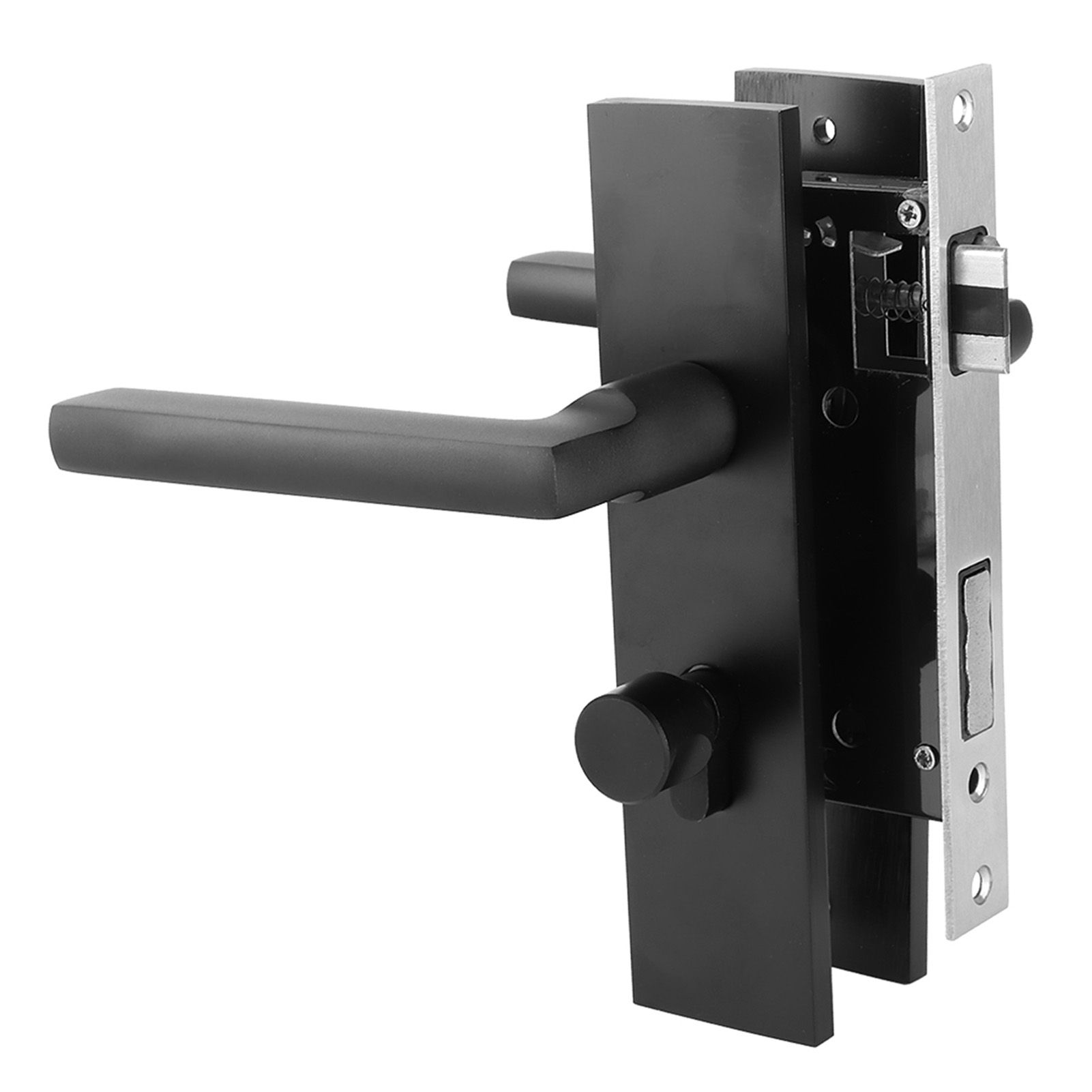 Space Aluminum Bedroom Door Lock Home Security Bedroom Handle Lock with Keys view 4