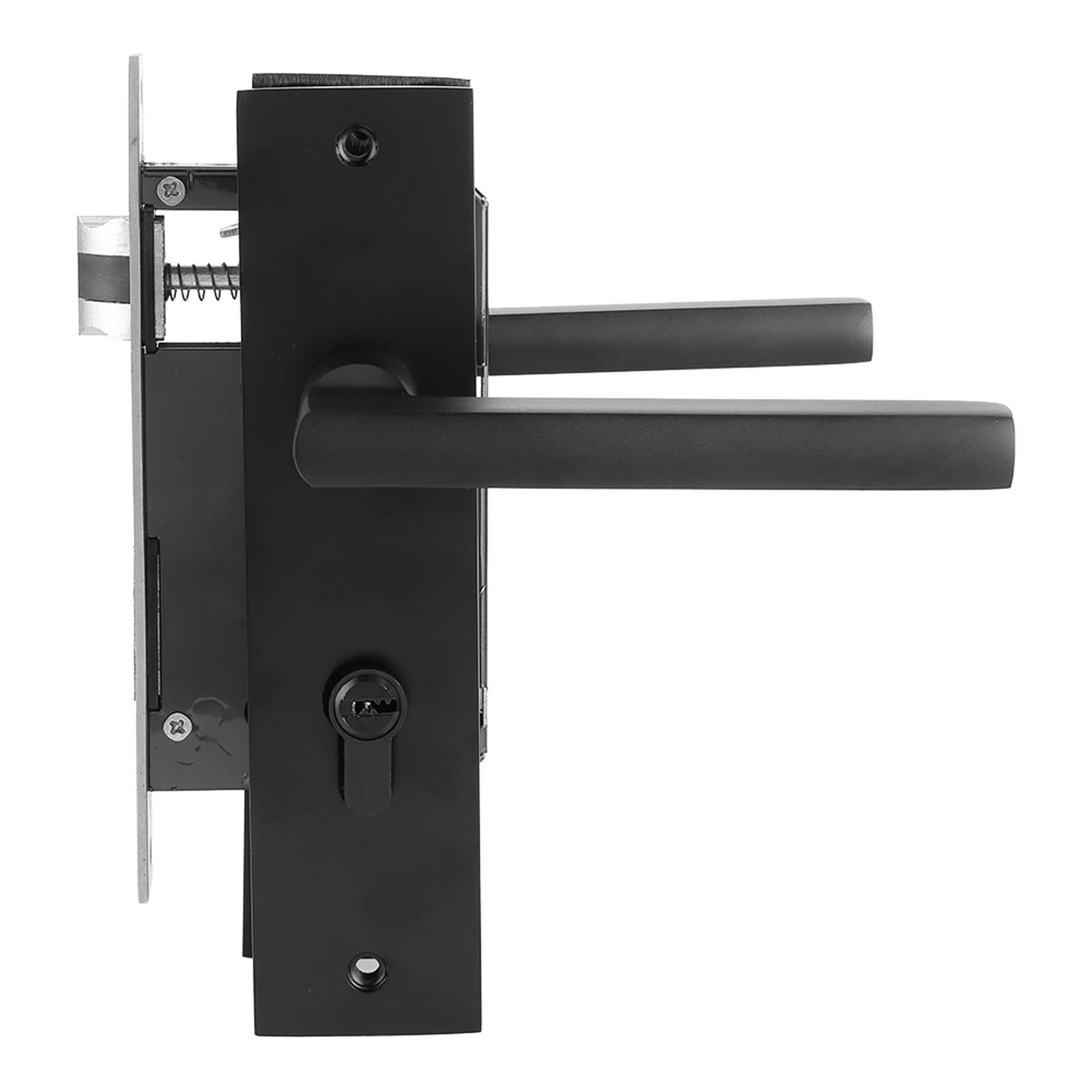 Space Aluminum Bedroom Door Lock Home Security Bedroom Handle Lock with Keys view 10