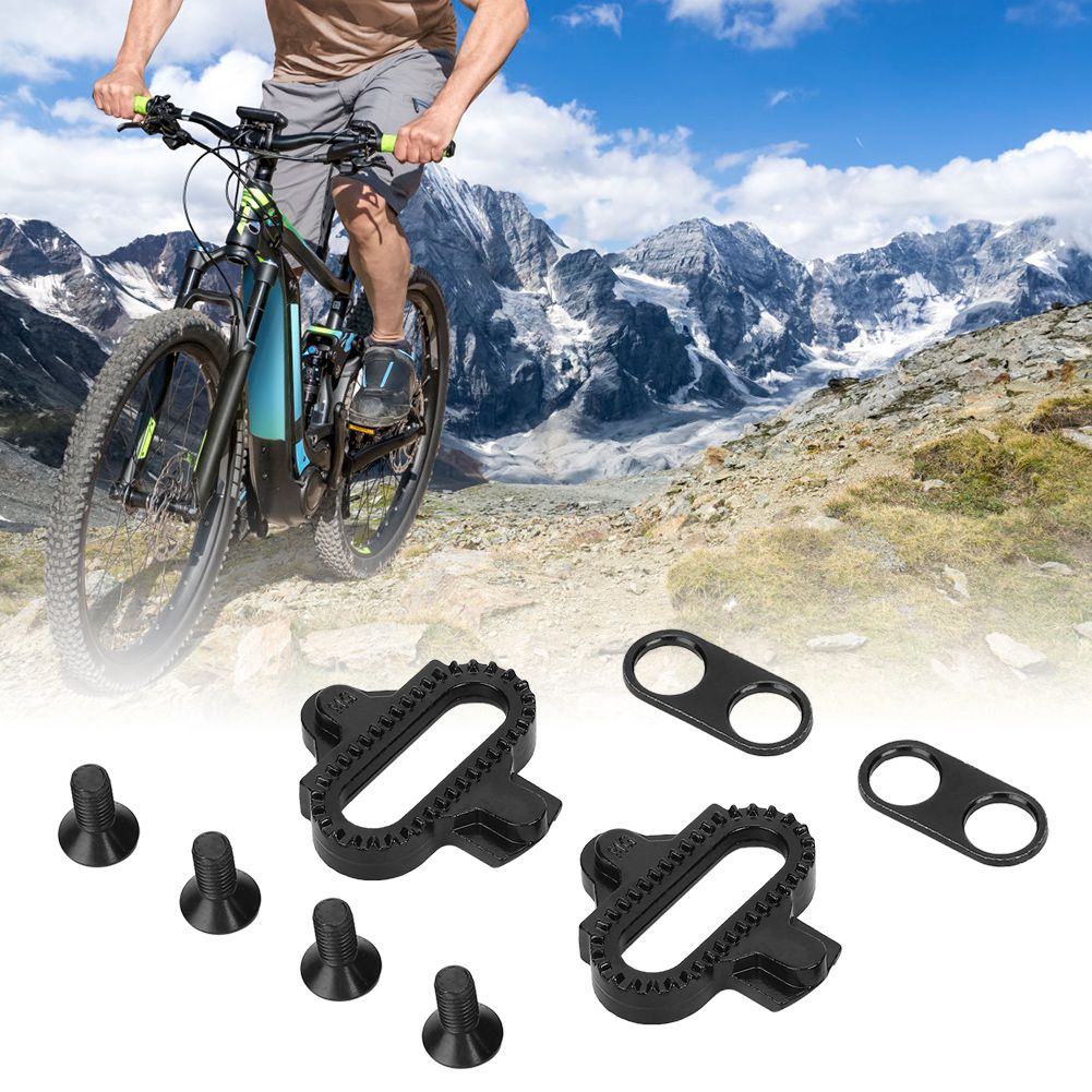 Universal Bicycle Shoes Cleats Bike Pedal Locking Plate Accessory for Outdoor view 10