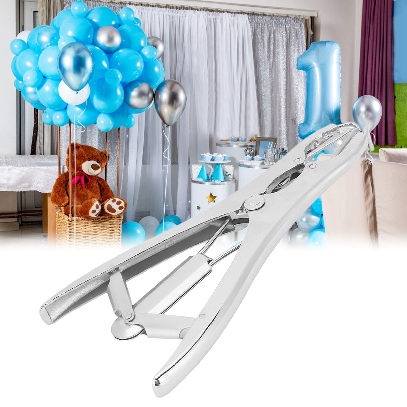 Stainless Steel Balloons Expansion Pliers Filling Balloon Mouth Expander DIY view 10