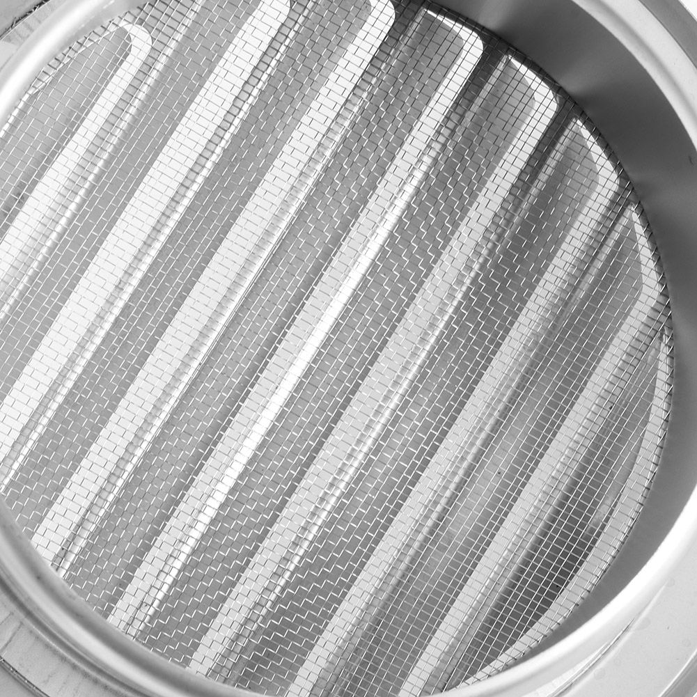 Ventilation Pipe Cover Flat Grille Duct Vent Hood 304 Stainless Steel 125mm view 12