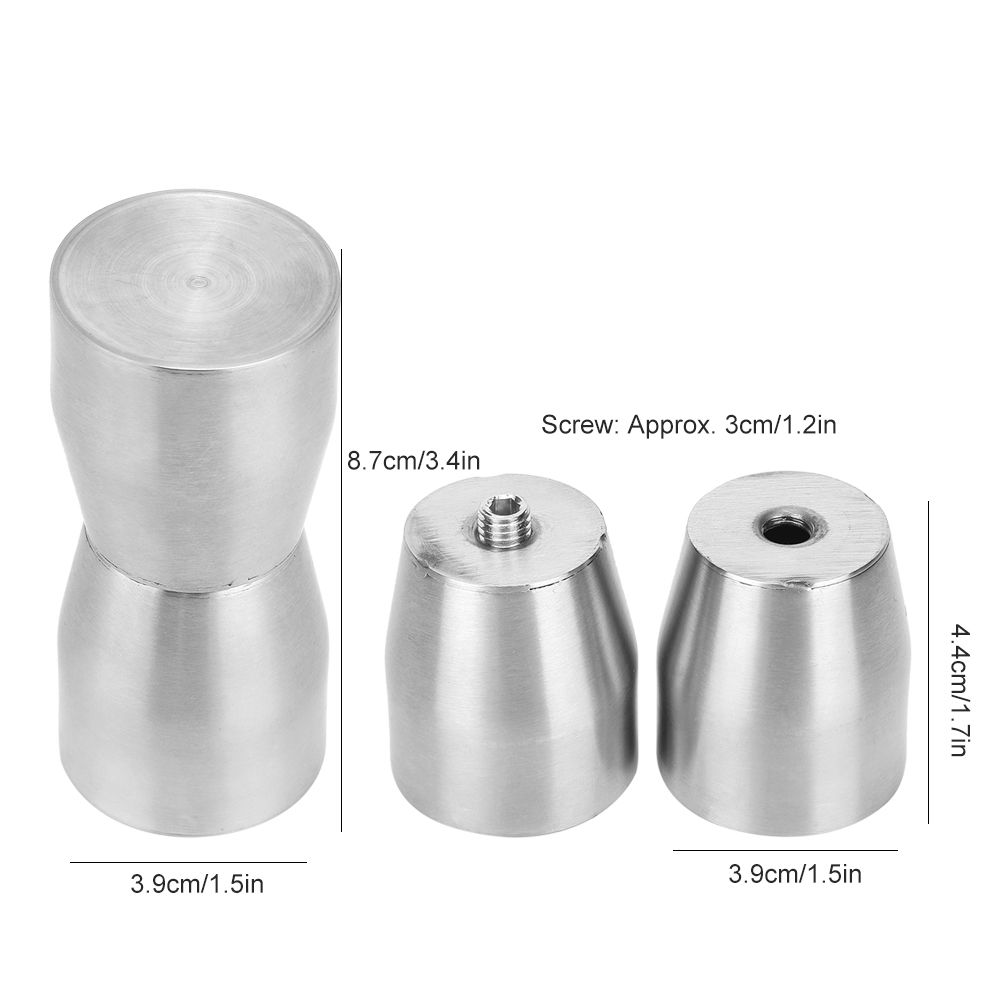 4pcs Glass Door Handles Stainless Steel Pull Knobs Replacement for Home view 11