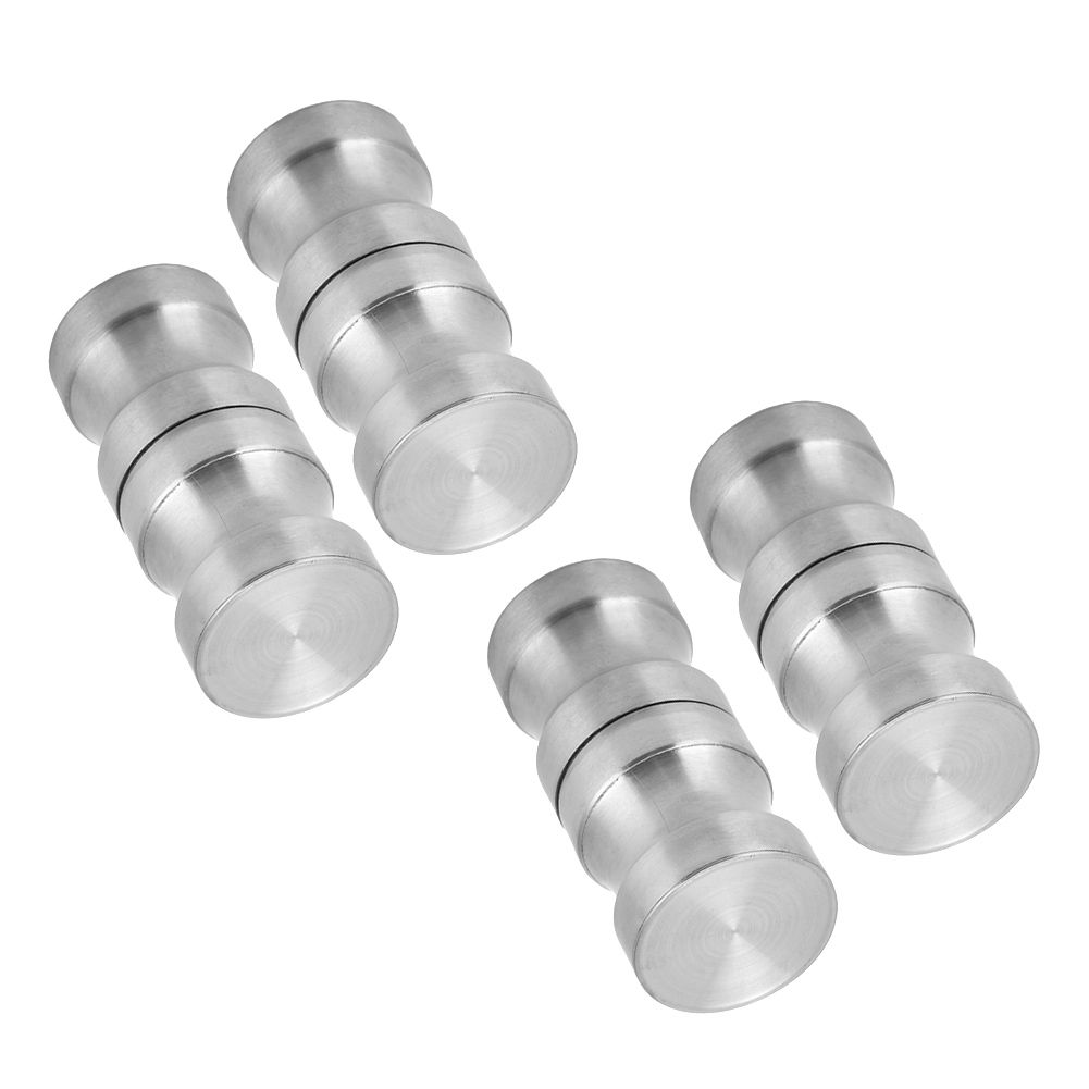 4Set 304 Stainless Steel Shower Glass Door Handle Pull Knobs Hardware Bathroom view 6