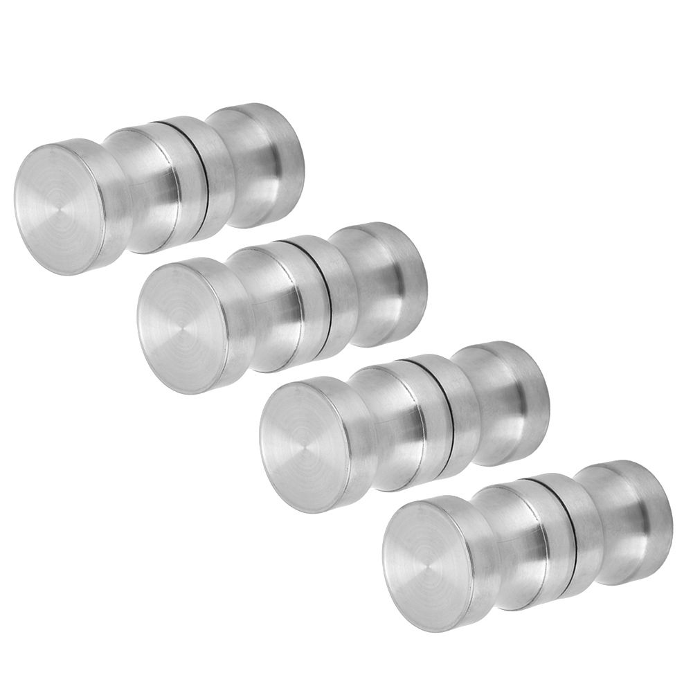4Set 304 Stainless Steel Shower Glass Door Handle Pull Knobs Hardware Bathroom view 7