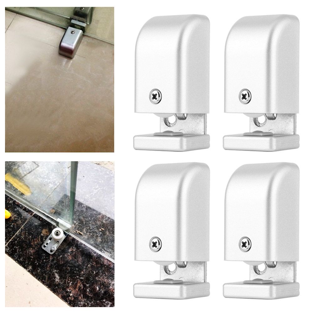 4Pcs Adjustable Sliding Door Stopper Roller Guide Hardware Accessory for view 9