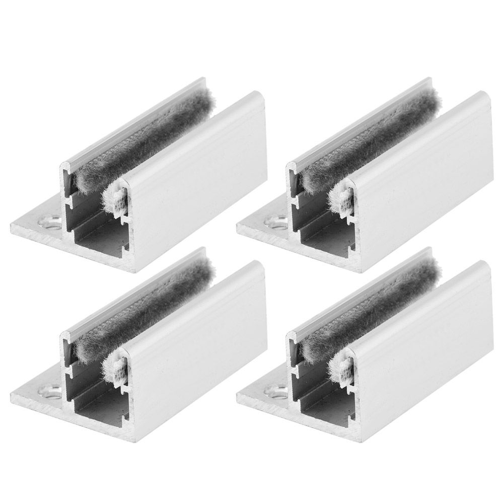4PCS Door Floor Roller Guide Swing Stopper Positioner Adjustable Wheel for view 7