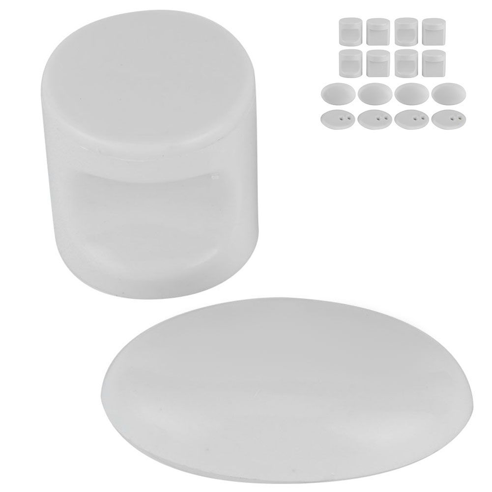 4 Set Household Shower Room Sliding Door Knob Bathroom Glass Door Handle view 3