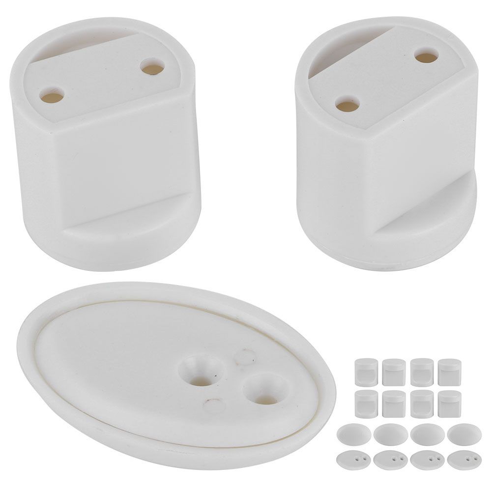 4 Set Household Shower Room Sliding Door Knob Bathroom Glass Door Handle view 8