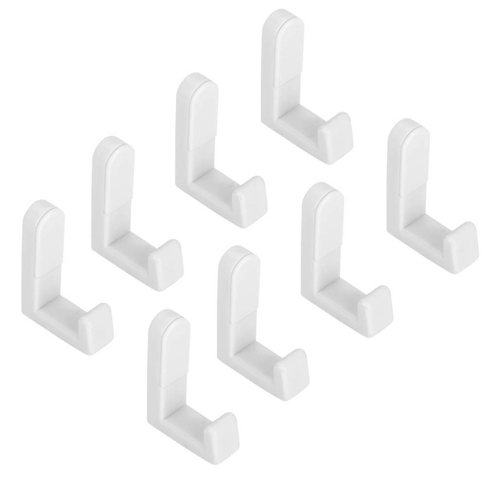 8 Set Cabinet Wall Mounted Single Robe Coat Hat Hook Towel Hanger Holder for view 3