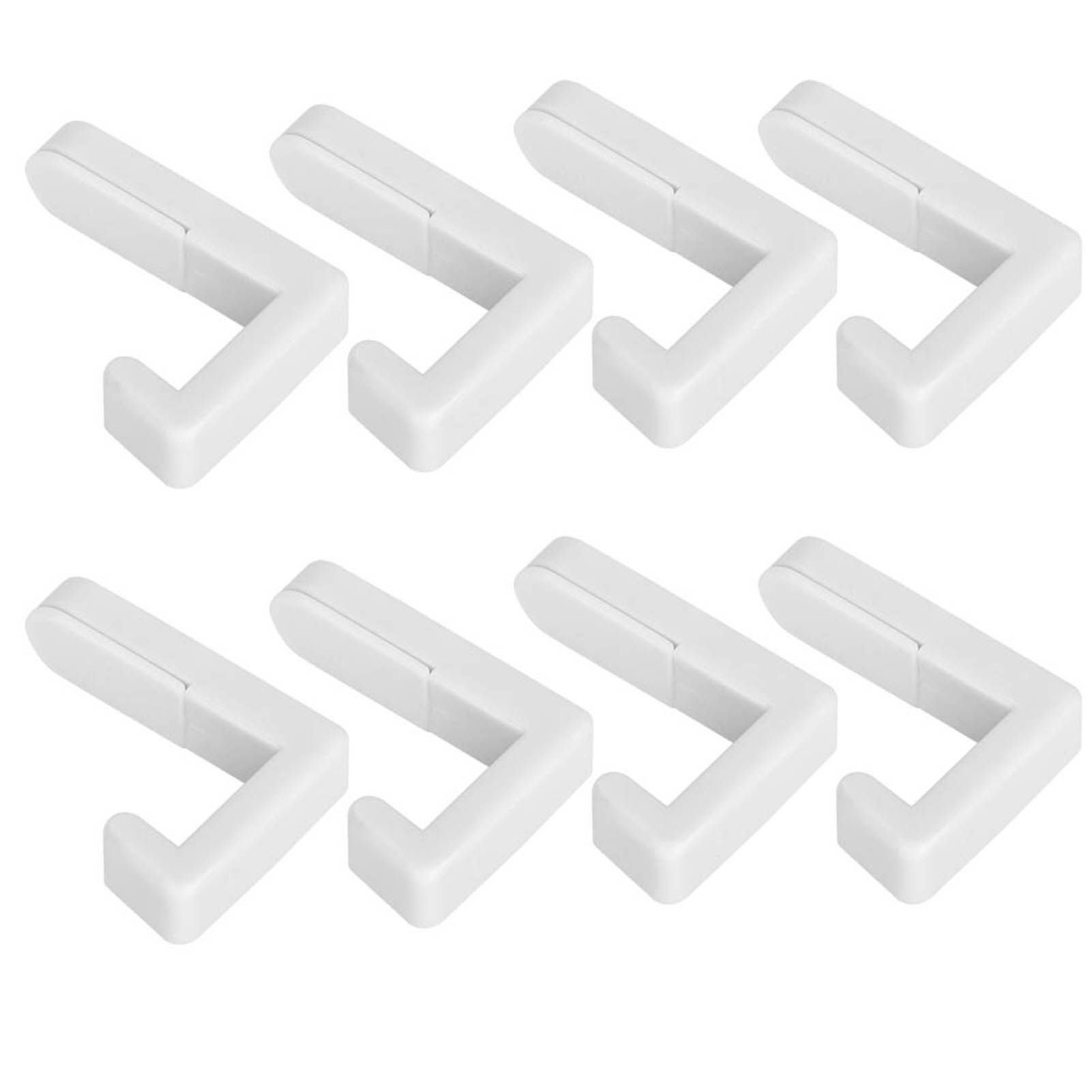 8 Set Cabinet Wall Mounted Single Robe Coat Hat Hook Towel Hanger Holder for view 4