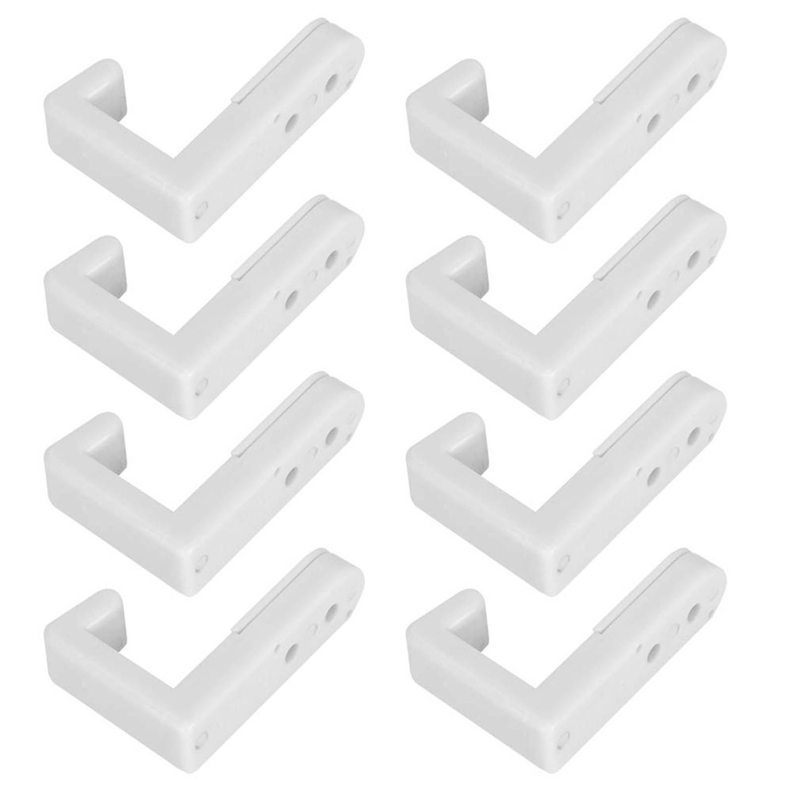 8 Set Cabinet Wall Mounted Single Robe Coat Hat Hook Towel Hanger Holder for view 5