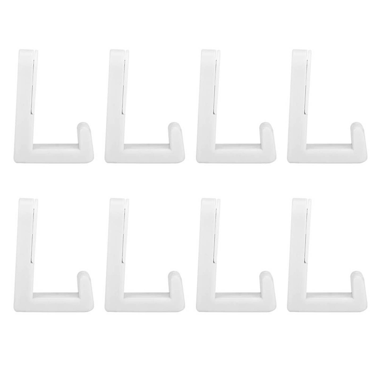 8 Set Cabinet Wall Mounted Single Robe Coat Hat Hook Towel Hanger Holder for view 7