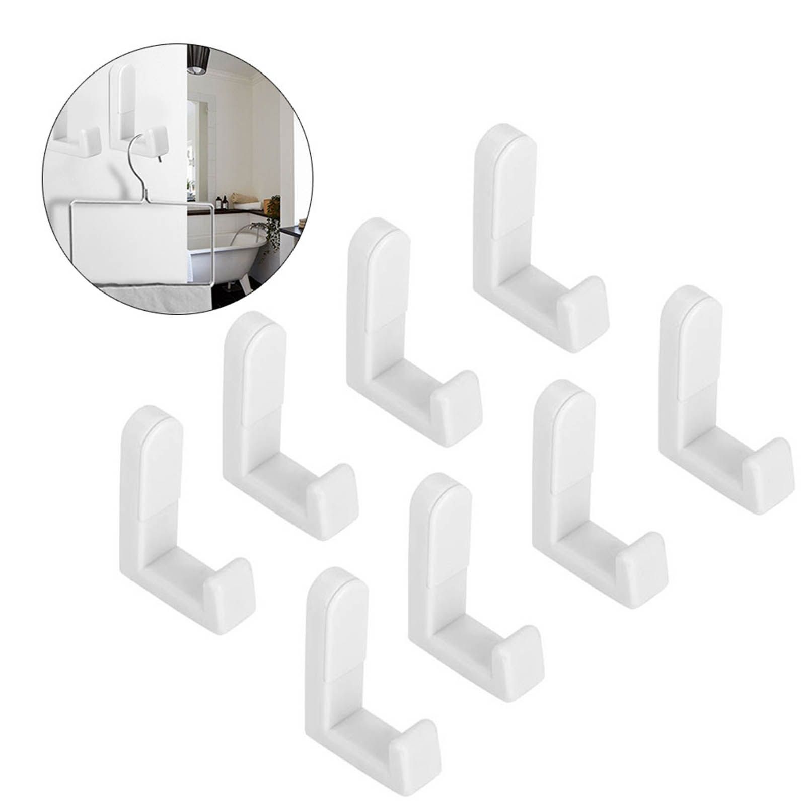 8 Set Cabinet Wall Mounted Single Robe Coat Hat Hook Towel Hanger Holder for view 10