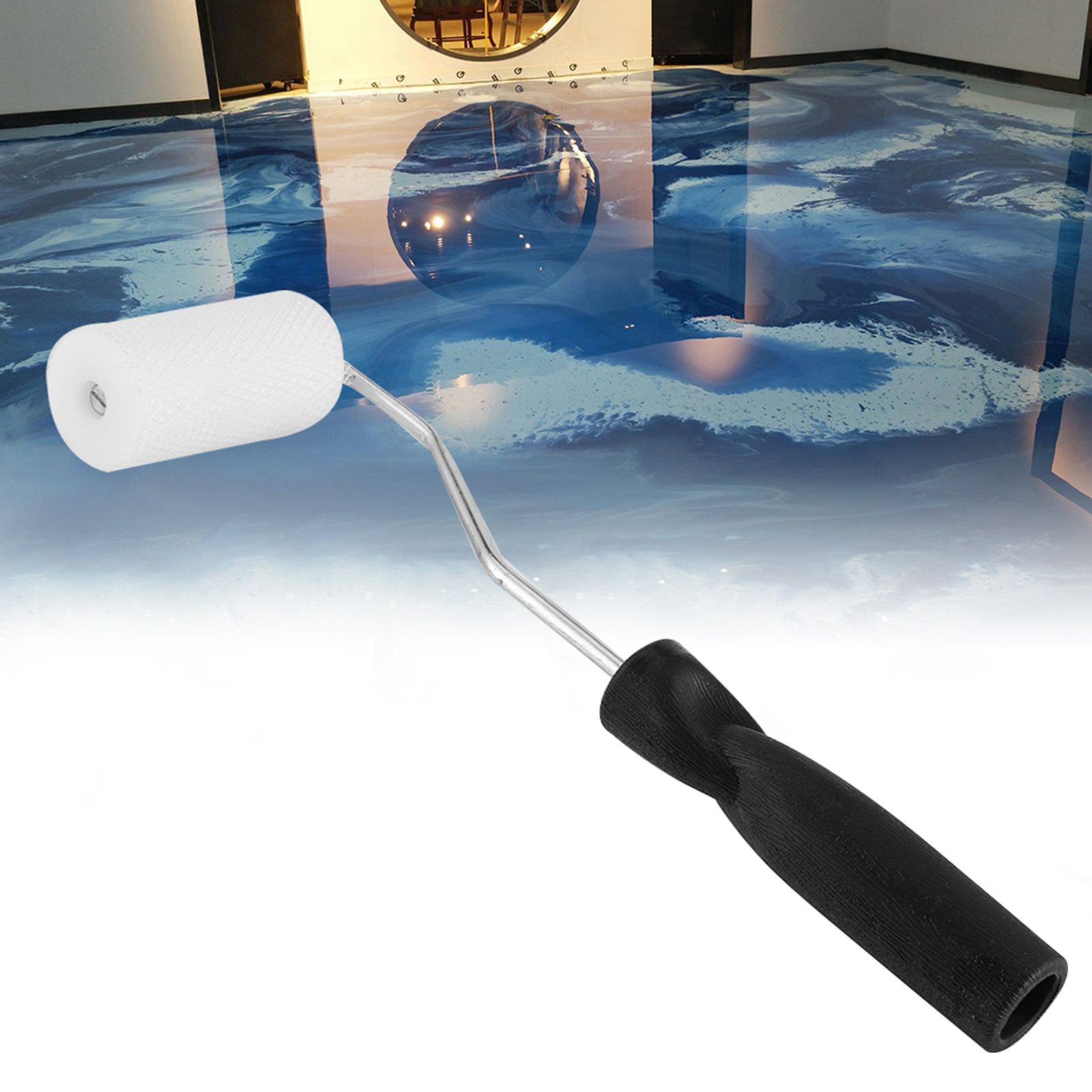Diameter 300x75mm Fiberglass Laminating Bubble Roller Rolling Tools for view 10