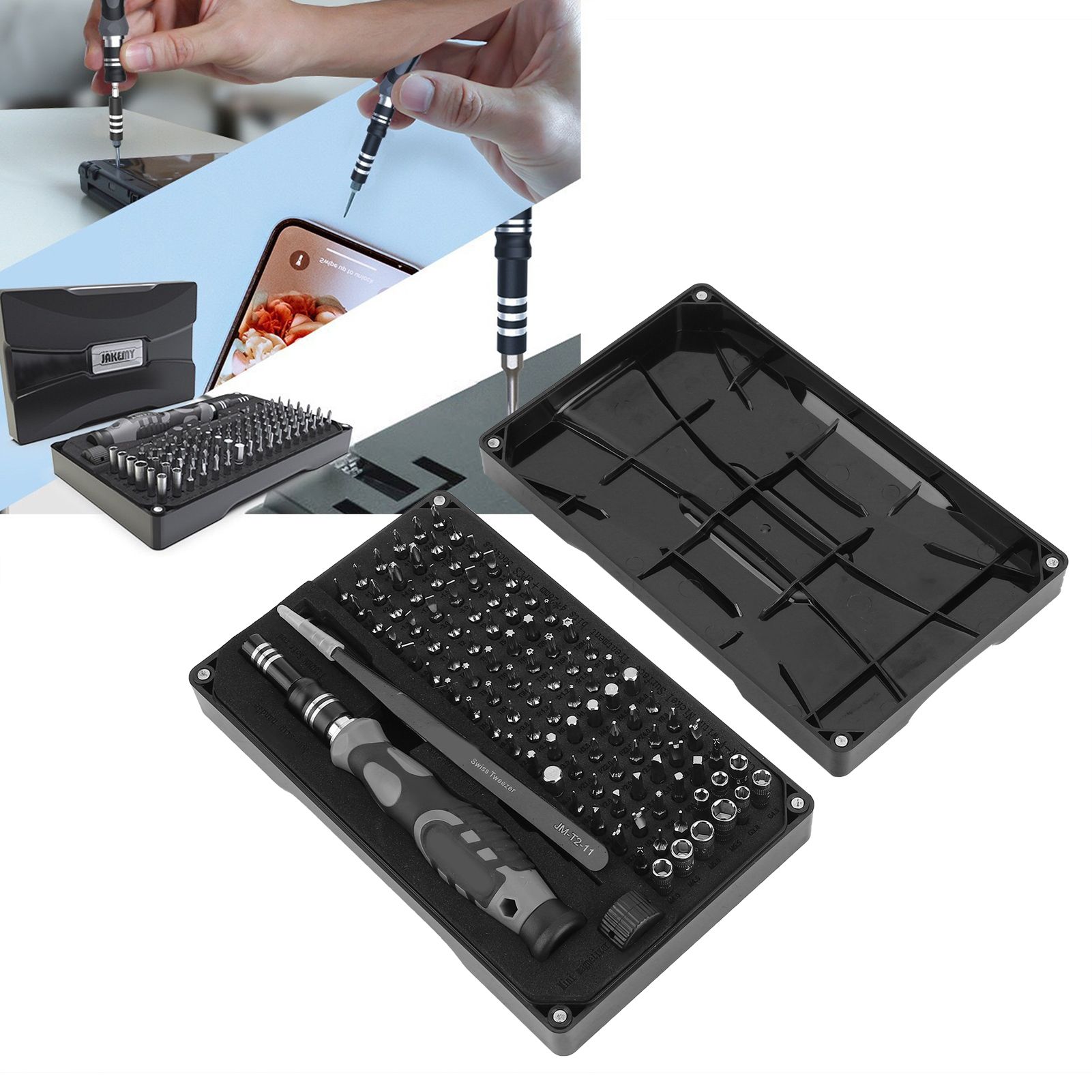106in 1 Magnetic Screwdriver Set for Mobile Phone Computer PC Kit Set Portable view 9