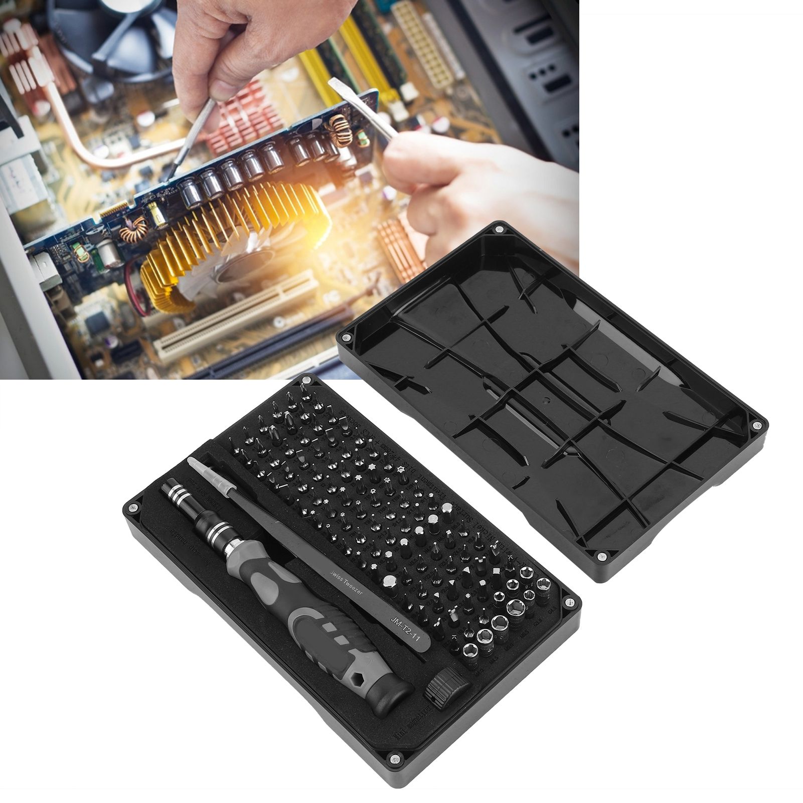 106in 1 Magnetic Screwdriver Set for Mobile Phone Computer PC Kit Set Portable view 10