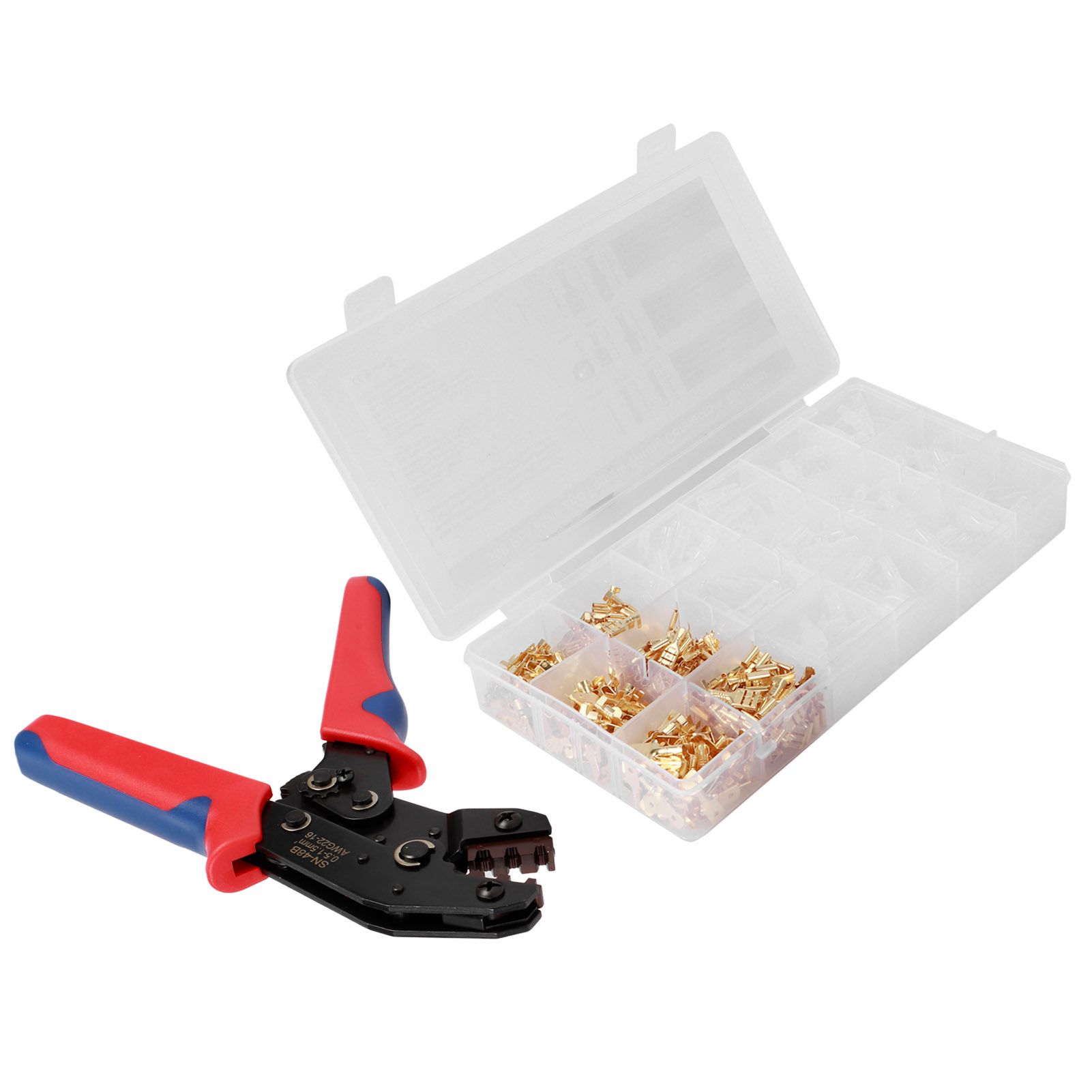 Cold Pressed Terminal Crimping Pliers Insulated Wire Crimper Tools Cable view 4