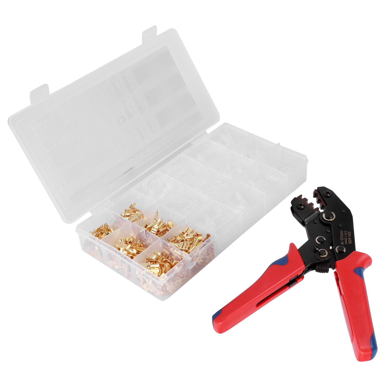 Cold Pressed Terminal Crimping Pliers Insulated Wire Crimper Tools Cable view 5