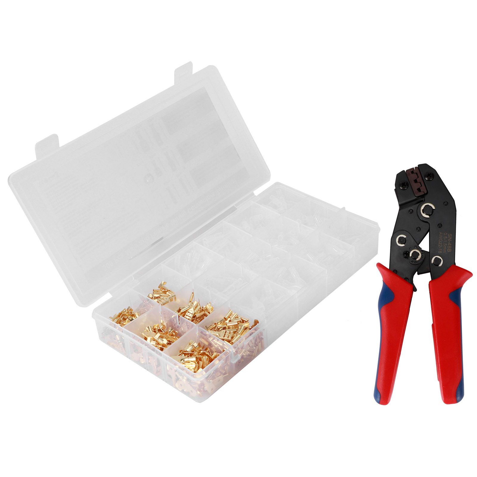 Cold Pressed Terminal Crimping Pliers Insulated Wire Crimper Tools Cable view 6