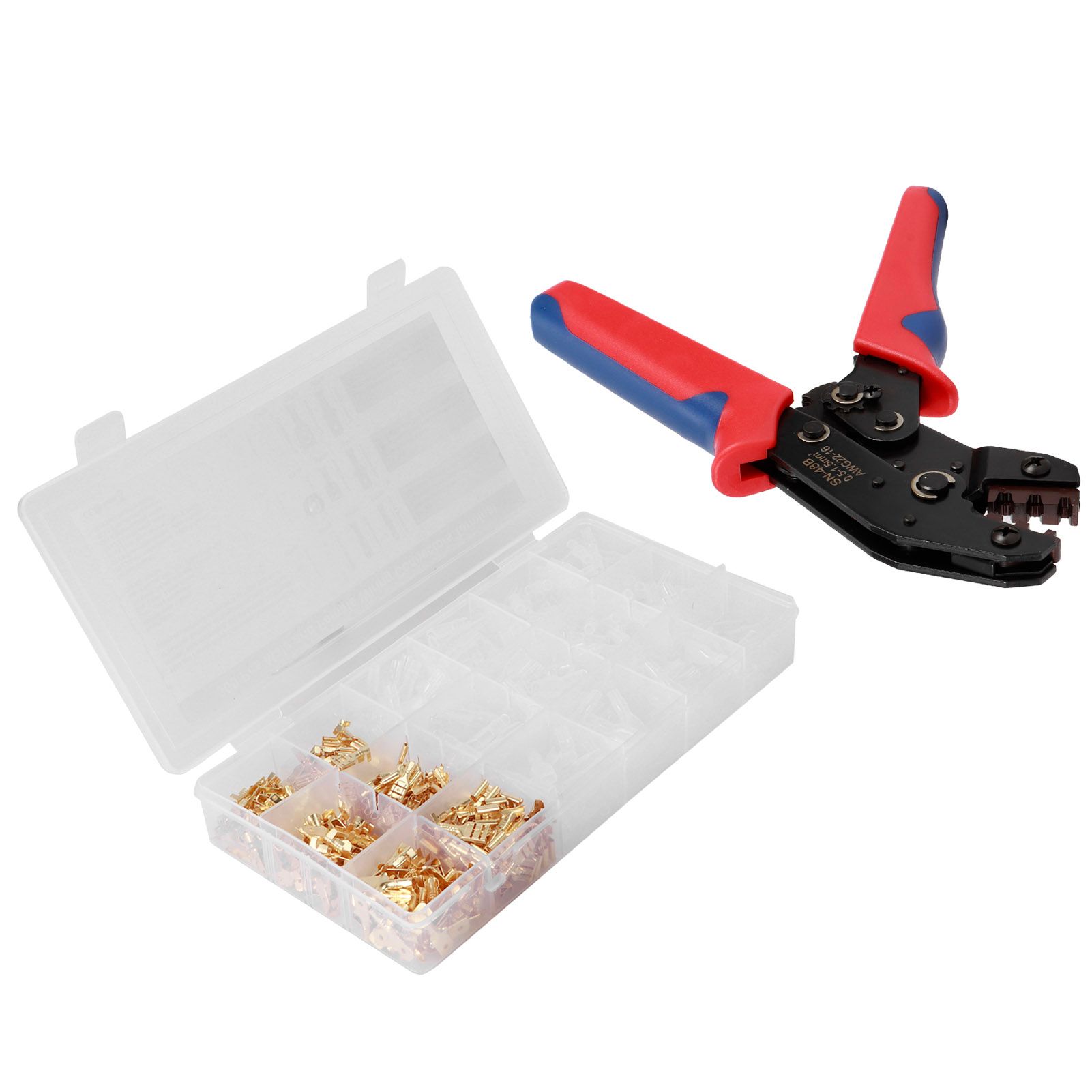 Cold Pressed Terminal Crimping Pliers Insulated Wire Crimper Tools Cable view 7
