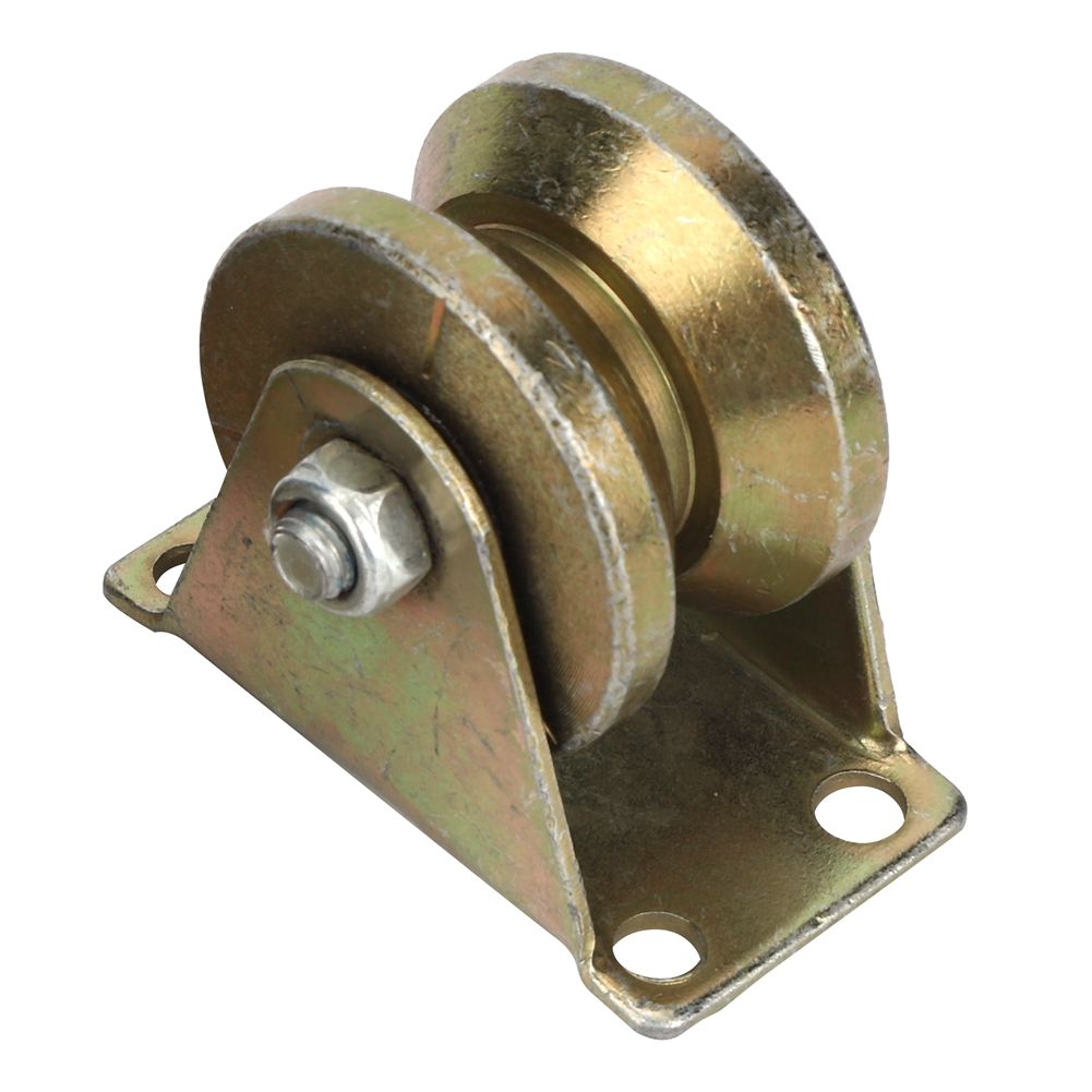 2PCS V Type Sliding Gate Roller V Groove Wheel Track Rail for Industrial view 11