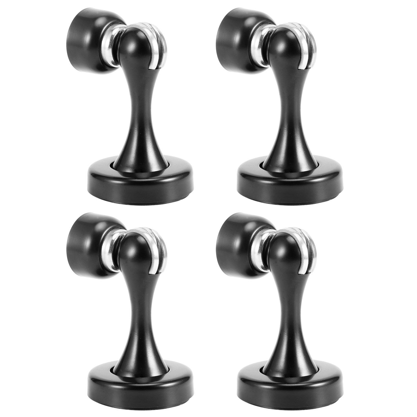 4 Set Stainless Steel Magnetic Door Stop Floor Wall Suction Door Stopper view 4