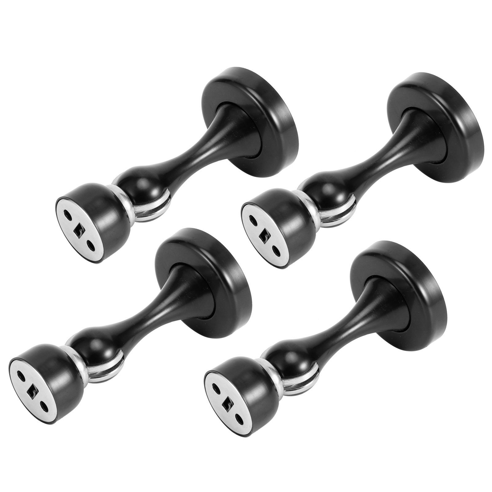 4 Set Stainless Steel Magnetic Door Stop Floor Wall Suction Door Stopper view 5