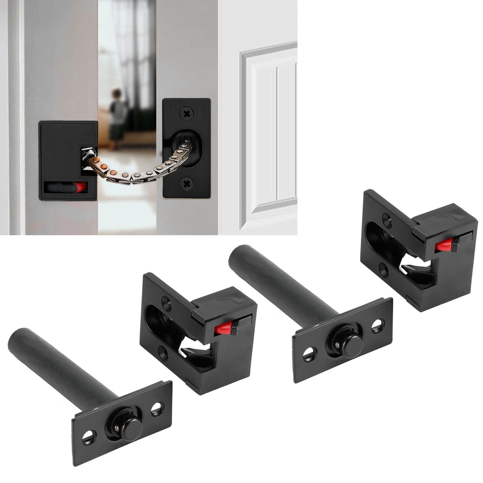 Security Door Chain Zinc Alloy AntiTheft Security Door Lock Chain for Home view 9