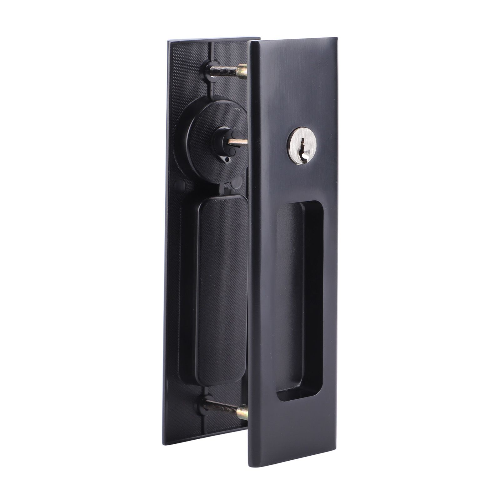 Zinc Alloy Sliding Door Lock Latch Handle Set Bathroom Balcony Cabinet Door view 8