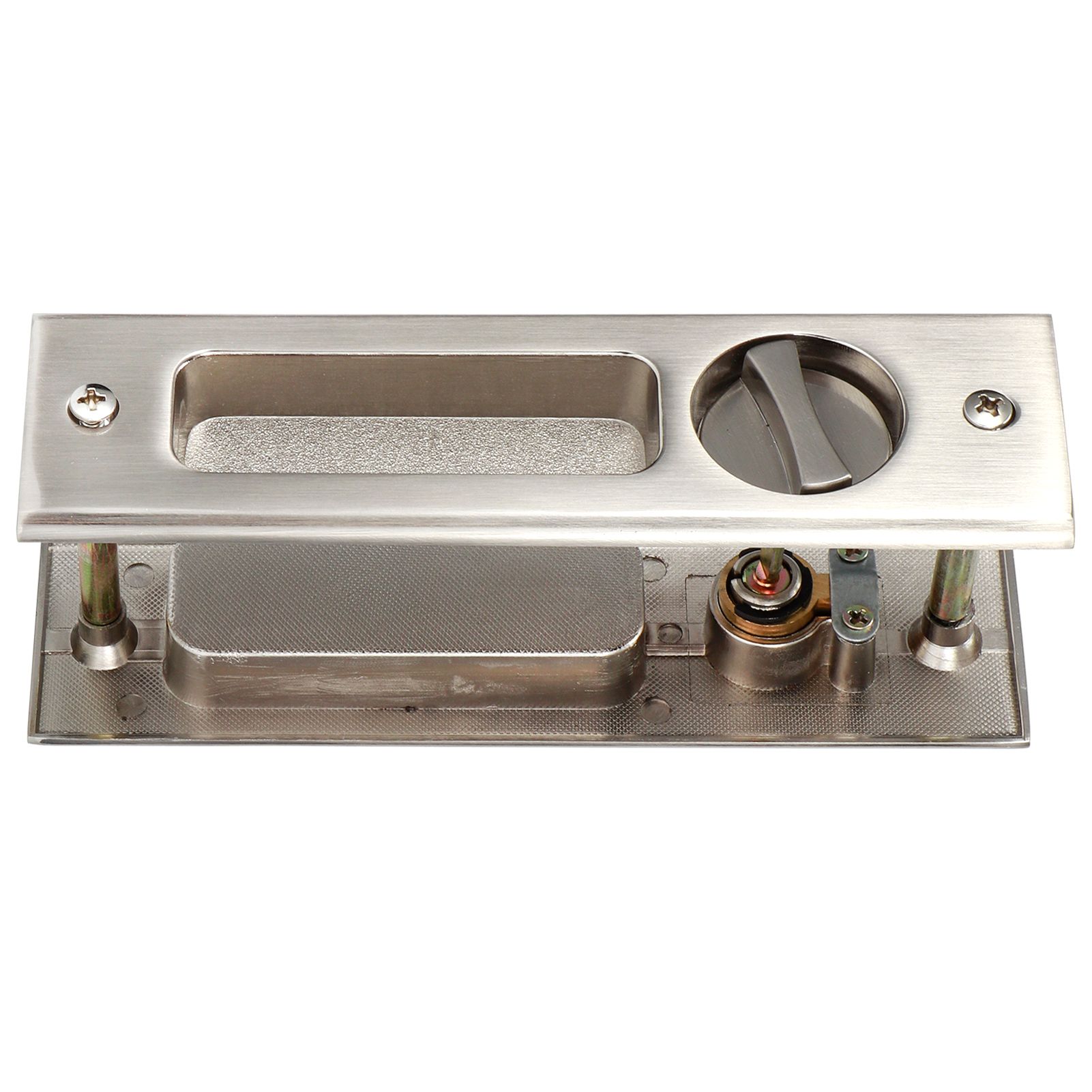 Zinc Alloy Sliding Door Lock Latch Handle Set Bathroom Balcony Cabinet Door view 5